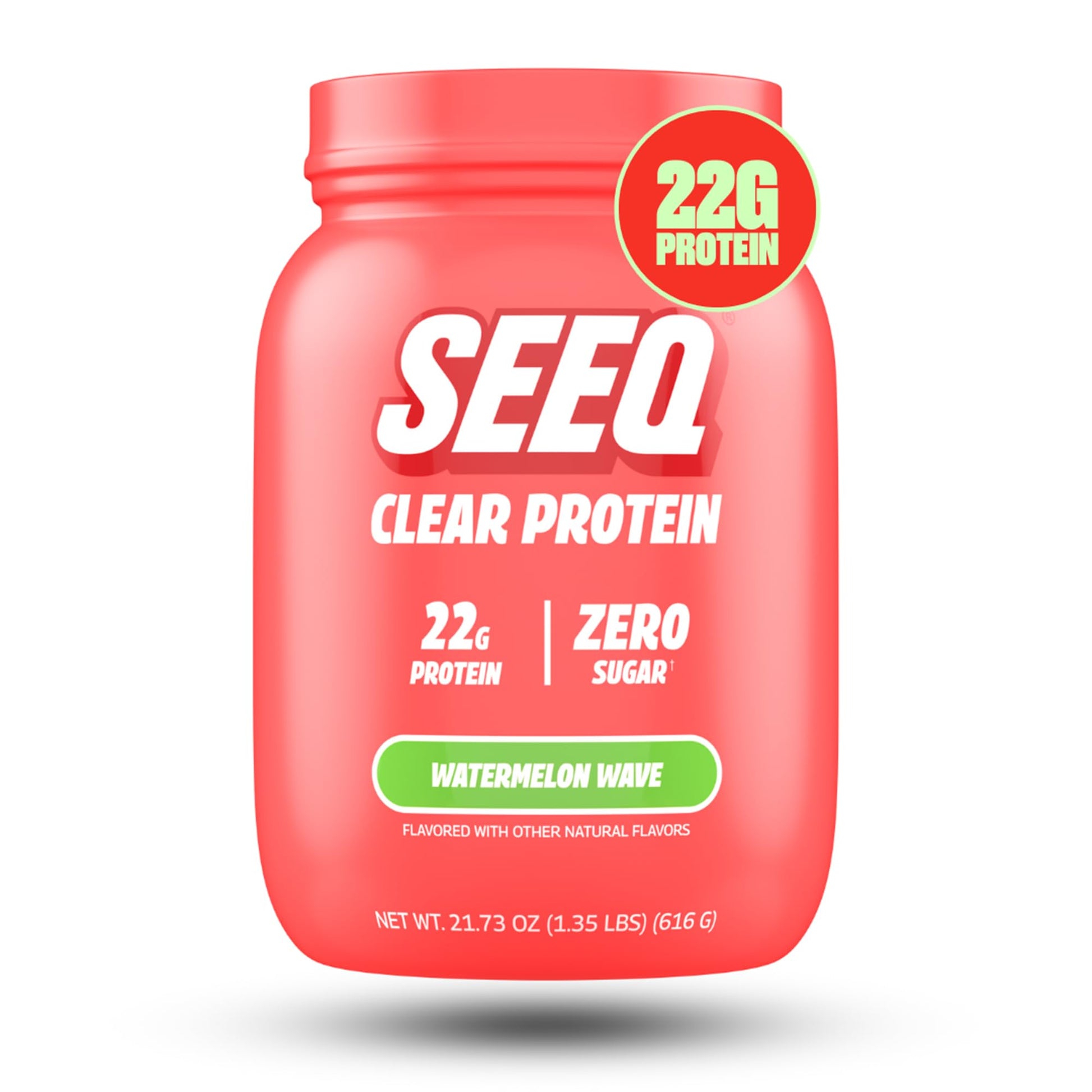 SEEQ Clear Protein Powder - Watermelon Wave - 22 Servings - 22g Clear Whey Protein Isolate - Zero Sugar - 0g Lactose - Allergen Friendly - GLP1 Support - Bone Health SEEQ buy supplements canada
