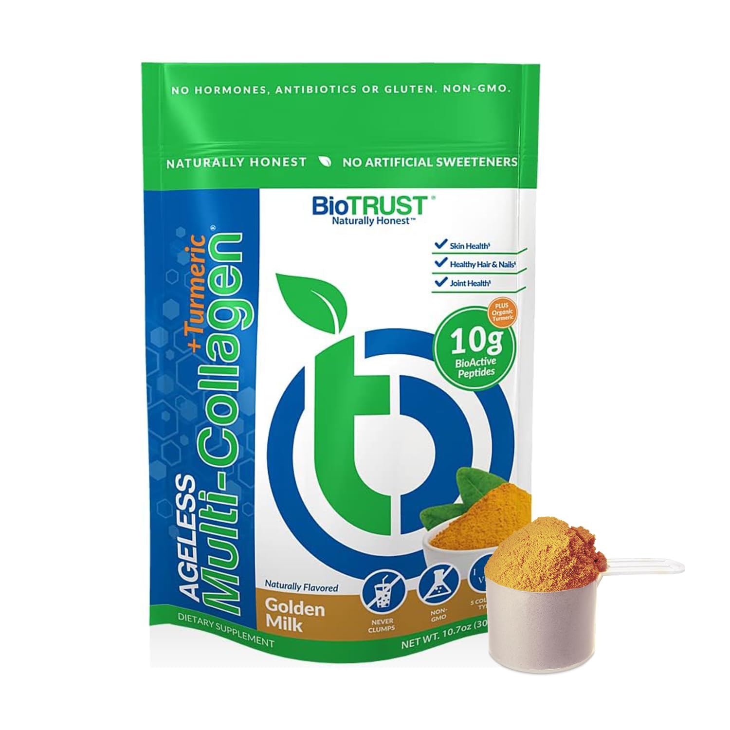 BioTrust Collagen Powder with Turmeric – 5 Types (I, II, III, V, X) + Turmeric BioTrust buy supplements canada