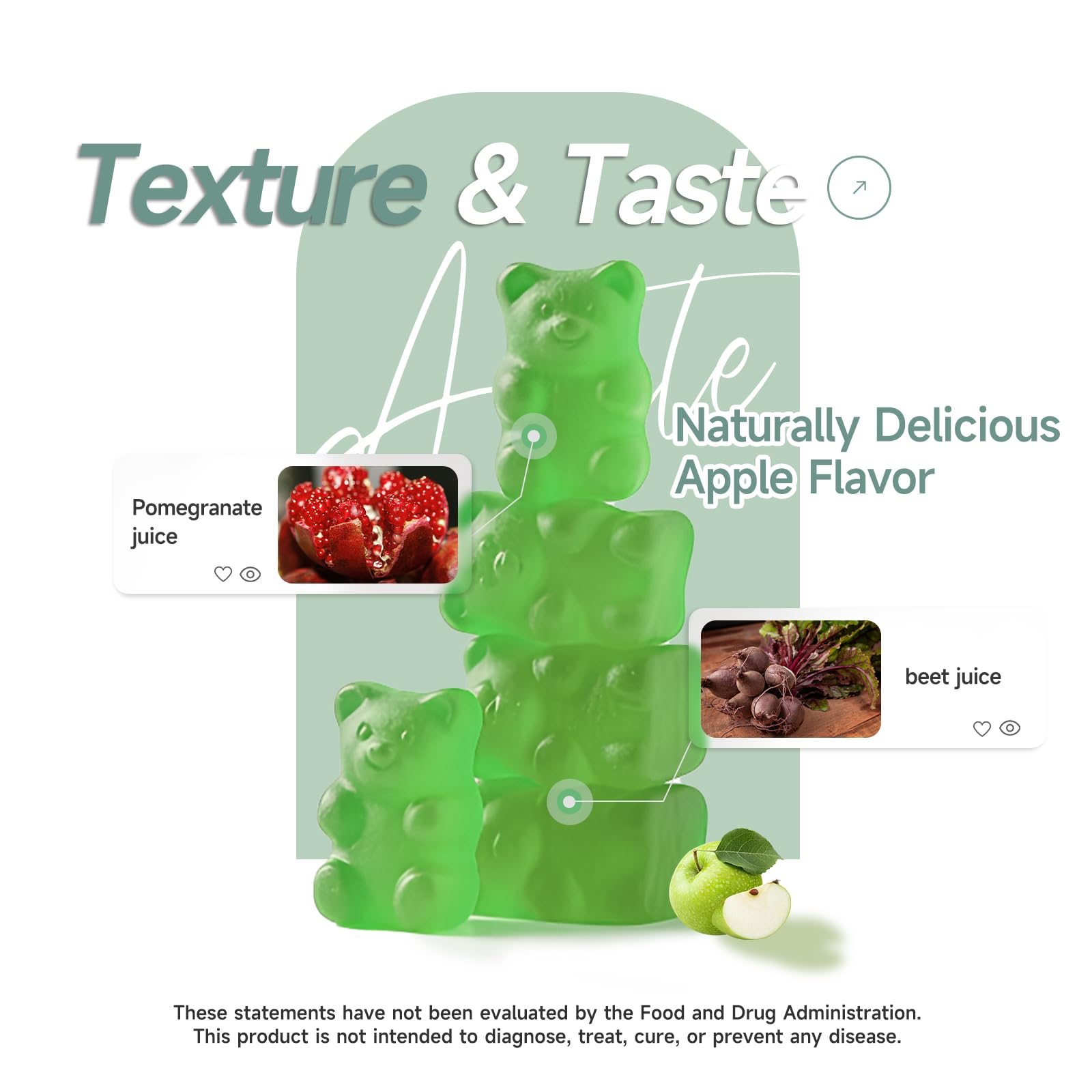 Ahete Keto Apple Cider Vinegar Gummies with Vitamin B6, B12, Folate & Beet Root, Keto ACV Gummies Supports Daily Wellness & Metabolism, Natural Apple Flavor, 60 Gummies (30 Day Supply) Ahete buy supplements canada