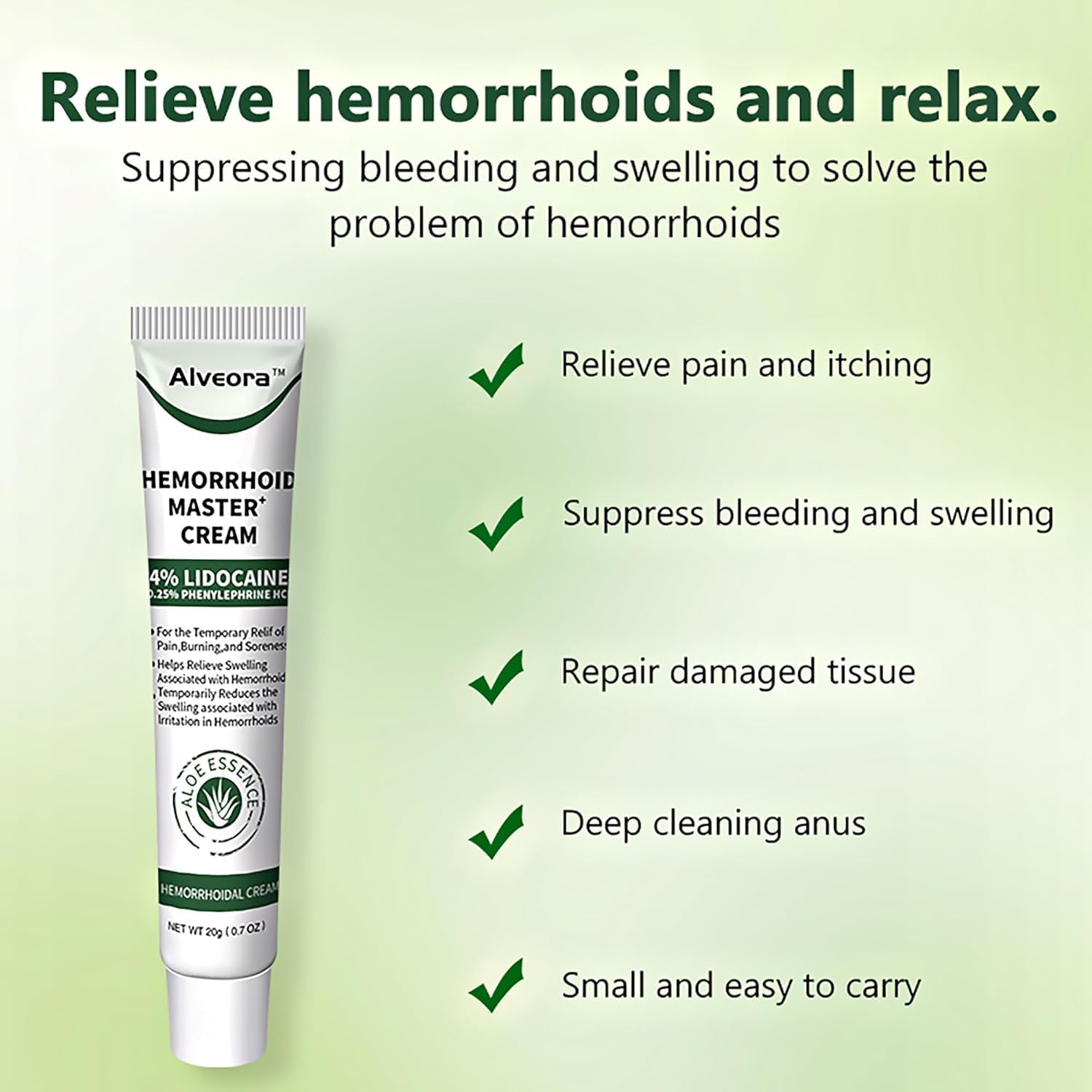 SOLUMIRA Perianal Care Cream, Hemorrhoid & Fissure Ointment with 4 Applicators, Relief Anal Pain, Itching, Swelling, Discomfort, Natural Herbs Fast Acting Ingredients SOLUMIRA buy supplements canada