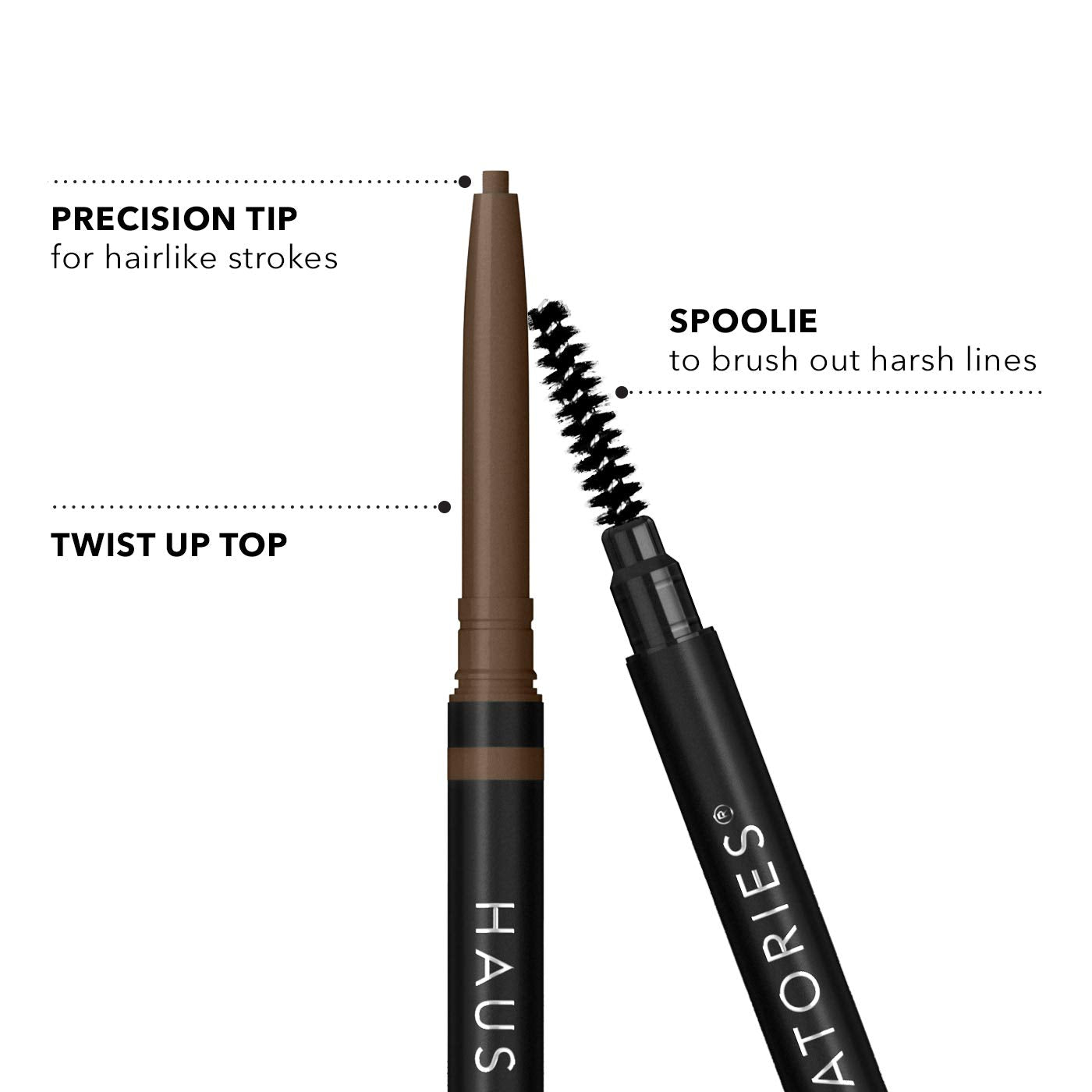 HAUS LABORATORIES by Lady Gaga: THE EDGE MICRO-TIP PRECISION BROW PENCIL, Medium Brown Haus Laboratories buy supplements canada