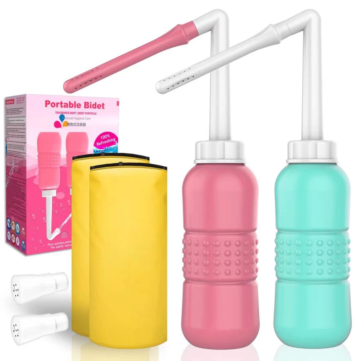 LZXIYUE 2PCS 2-in-1 Peri Bottle Feminine Care for Women,Reusable Portable Bidet for Travel LZXIYUE buy supplements canada
