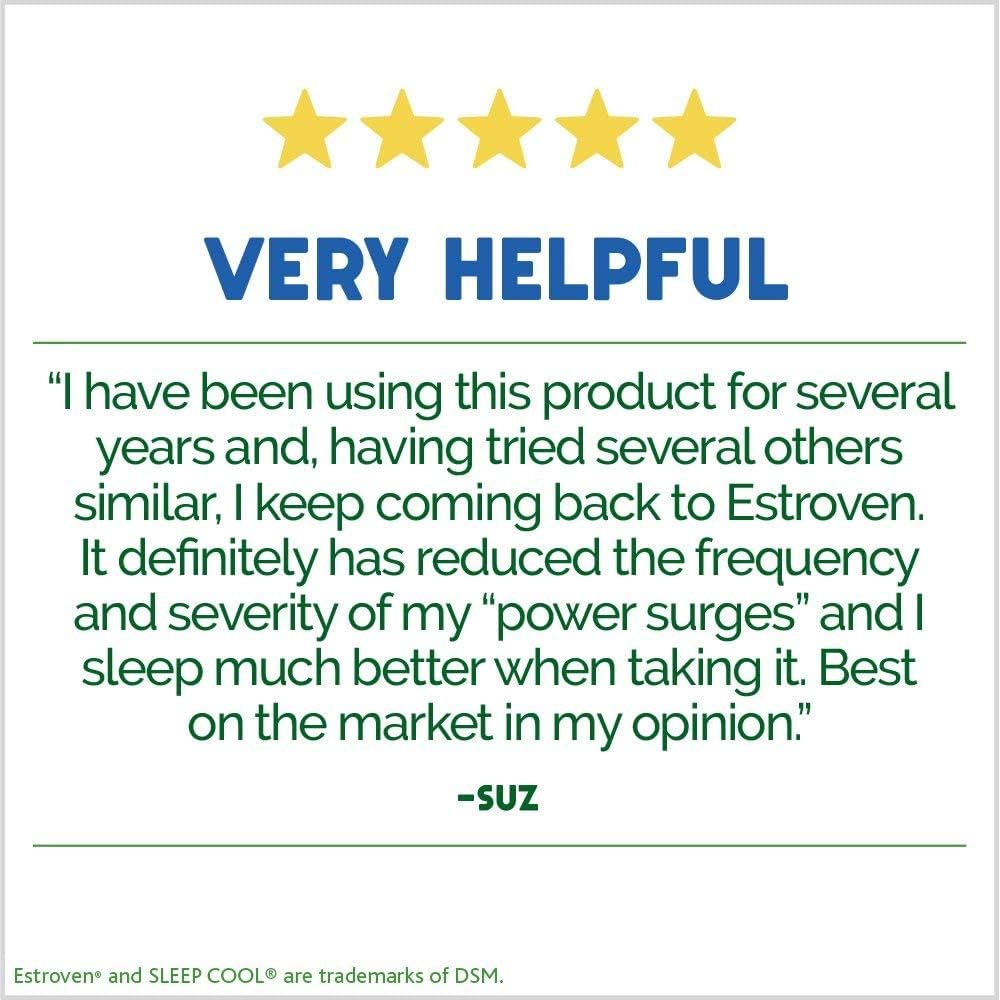 Estroven Sleep Cool for Menopause Relief, 30 Ct, Sleep Support Supplement With Clinically Proven Ingredients to Relieve Menopause Symptoms plus Night Sweats & Hot Flash Relief, Drug-No & Gluten-No Estroven buy supplements canada