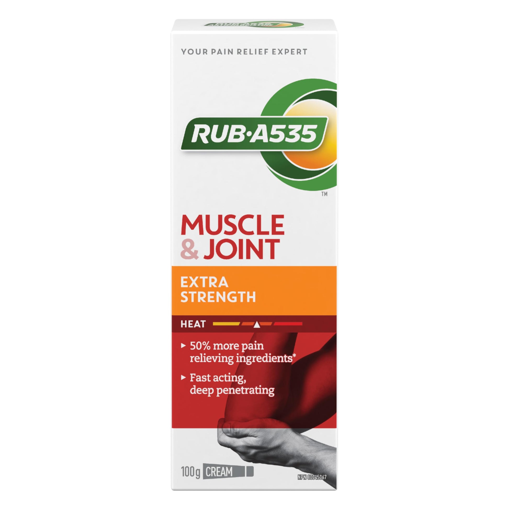 RUB A535 EXTRA STRENGTH CREAM For Relief of Arthritis, Rheumatic Pain, Muscle Pain, Joint & Back Pain 100 g Rub A535 buy supplements canada
