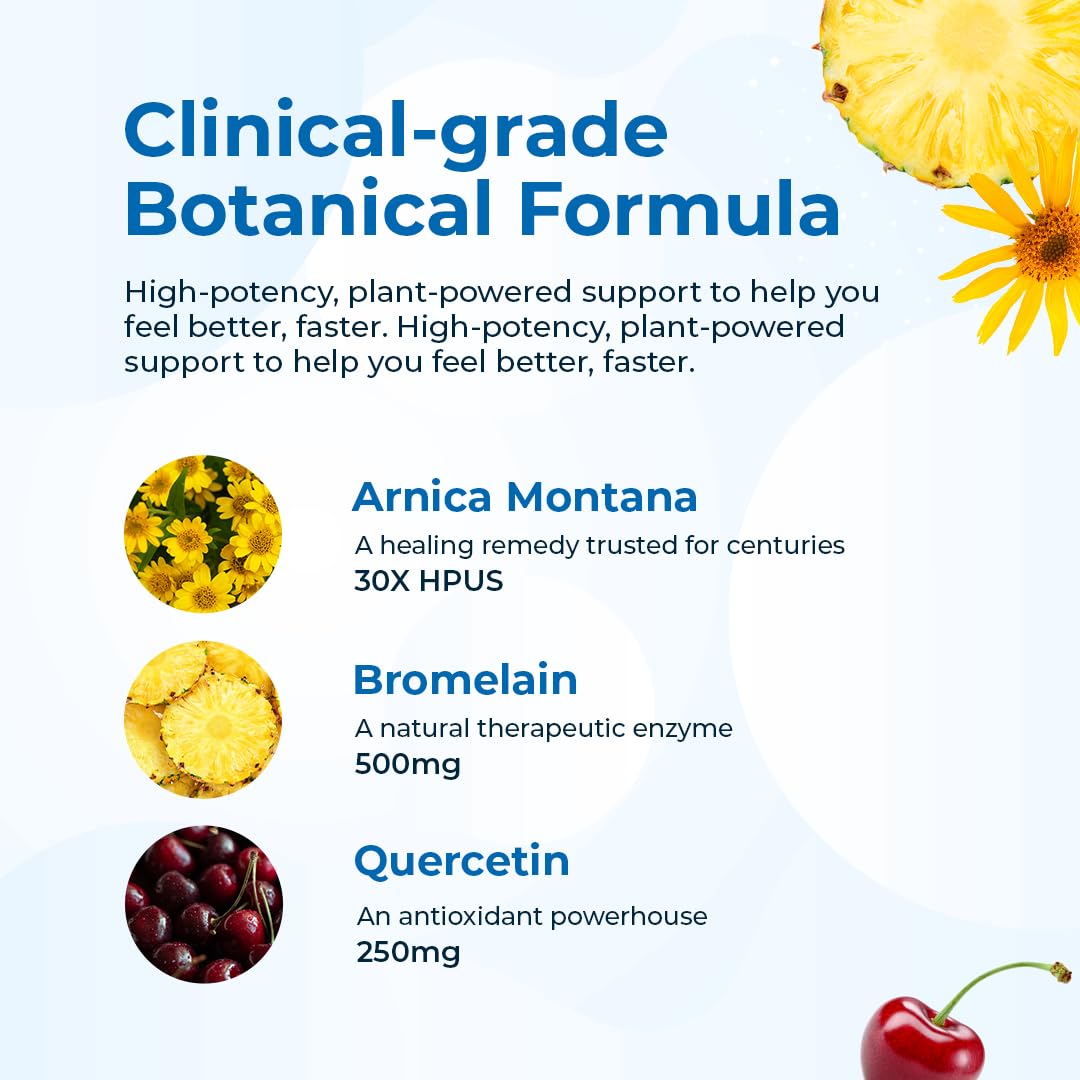 VitaMedica | Arnica Montana 30X and Bromelain with Quercetin Bundle | Arnica Montana | Bromelain | Quercetin | Recovery Bundle | Plant Based | Made in USA VitaMedica buy supplements canada