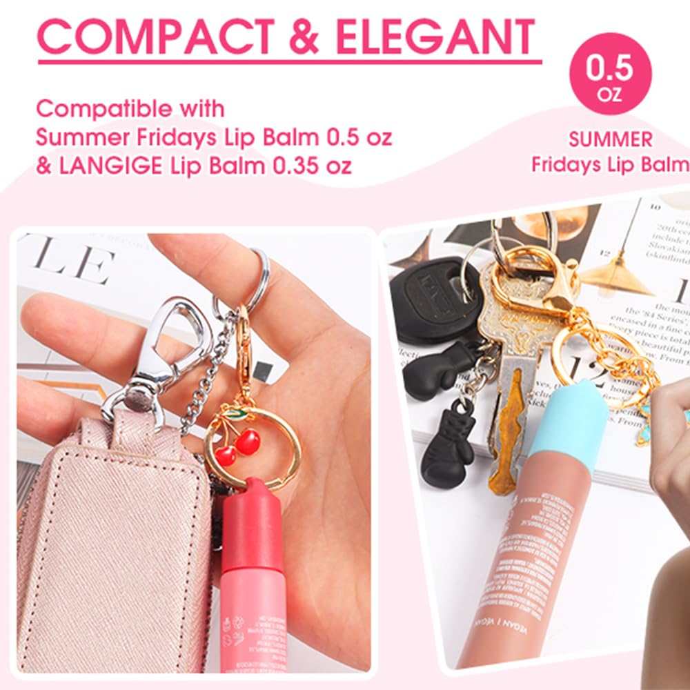 Limpskys keychain cap for Summer Fridays 0.5 Oz Lip Balm,lip gloss cap keychain（No Lip Balm） Limpskys buy supplements canada