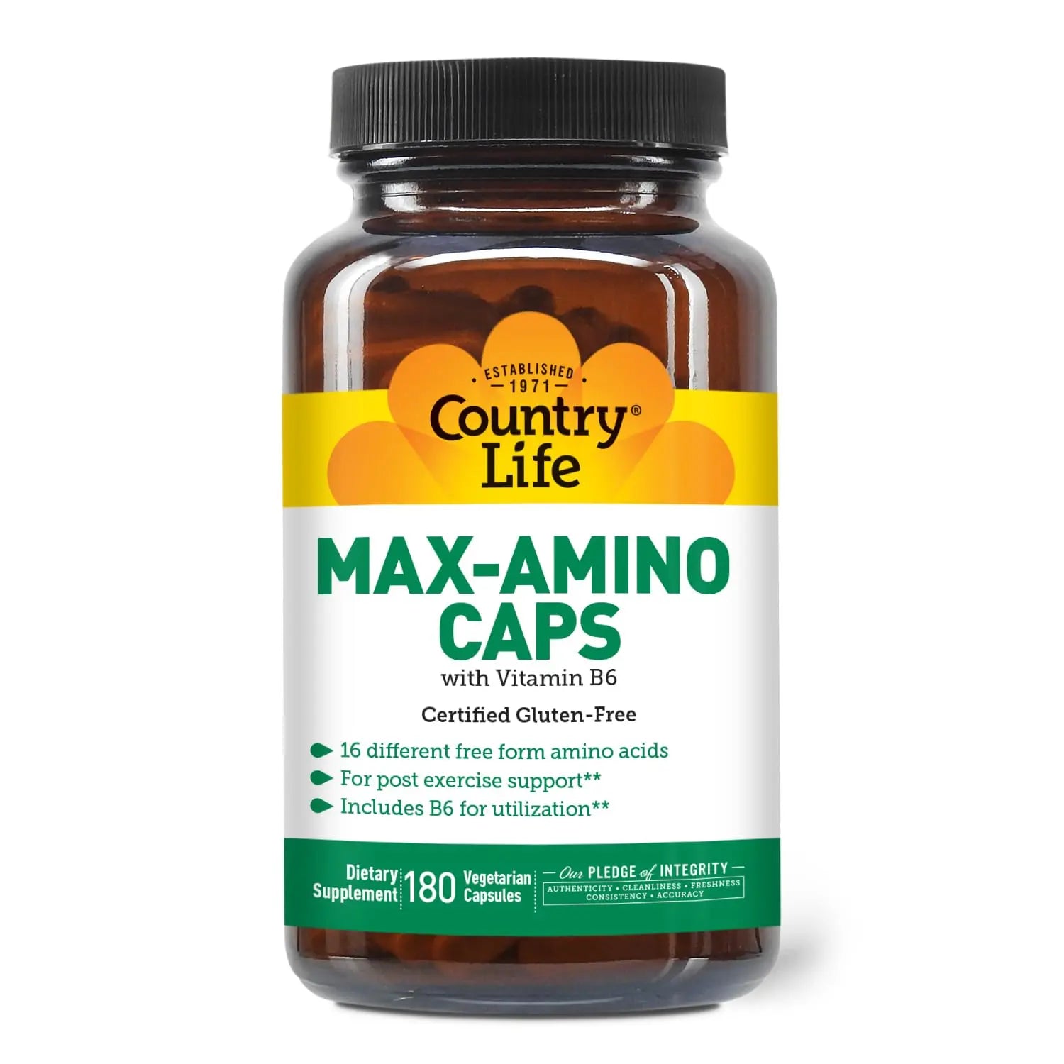 Country Life Maxi-Amino 16 Amino Acids 90 Capsules Gluten Free Country Life buy supplements canada