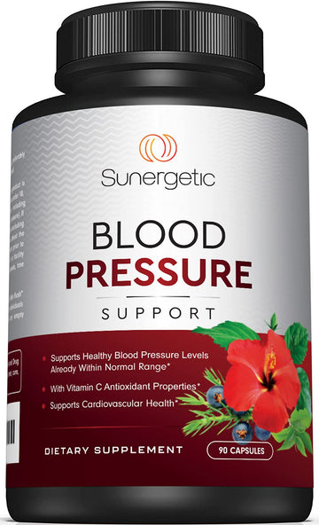 Premium Blood Pressure Support Supplement For Cardiovascular & Heart Health with Garlic Sunergetic buy supplements canada