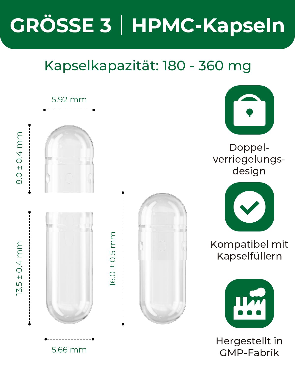 MéipaLien HPMC Empty Capsules Size 3-200 Clear Count Pill Capsules Empty - Plant-Based Cellulose | Vegetarian, Halal, Non-GMO | for DIY Supplement & Herbal Filling MéipaLien buy supplements canada