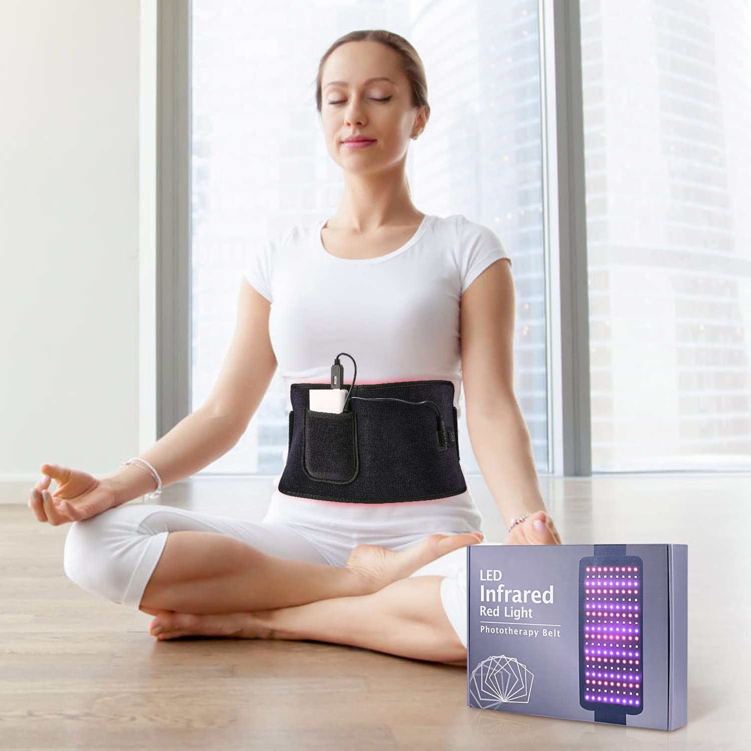 LPSAFP Red Light Therapy Belt for Body, Wearable Device with Blue, red and Near Infrared Light LPSAFP buy supplements canada