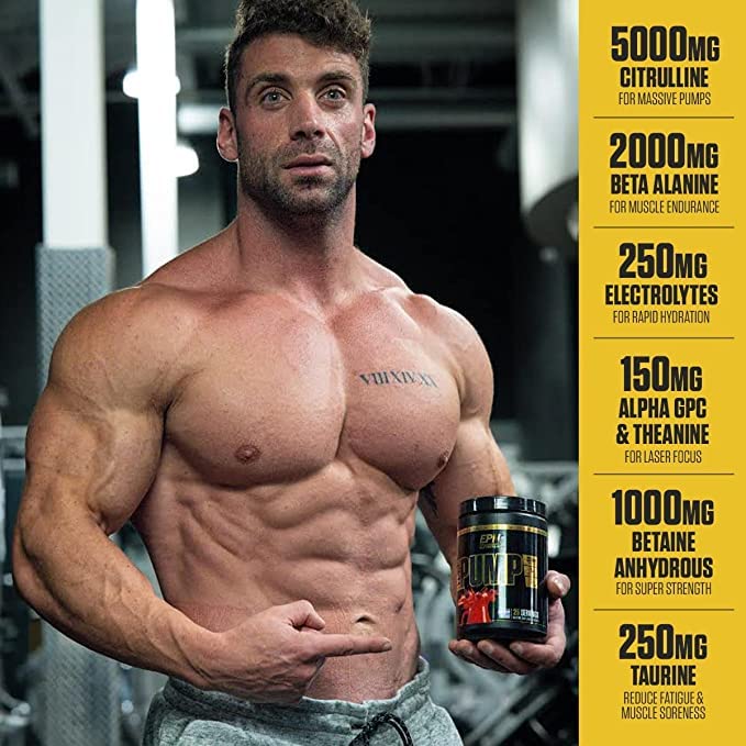 HydraPump | #1 New Stim Free Pre Workout Powder w/ Nitric Oxide Booster, Electrolytes EPN Supplements buy supplements canada
