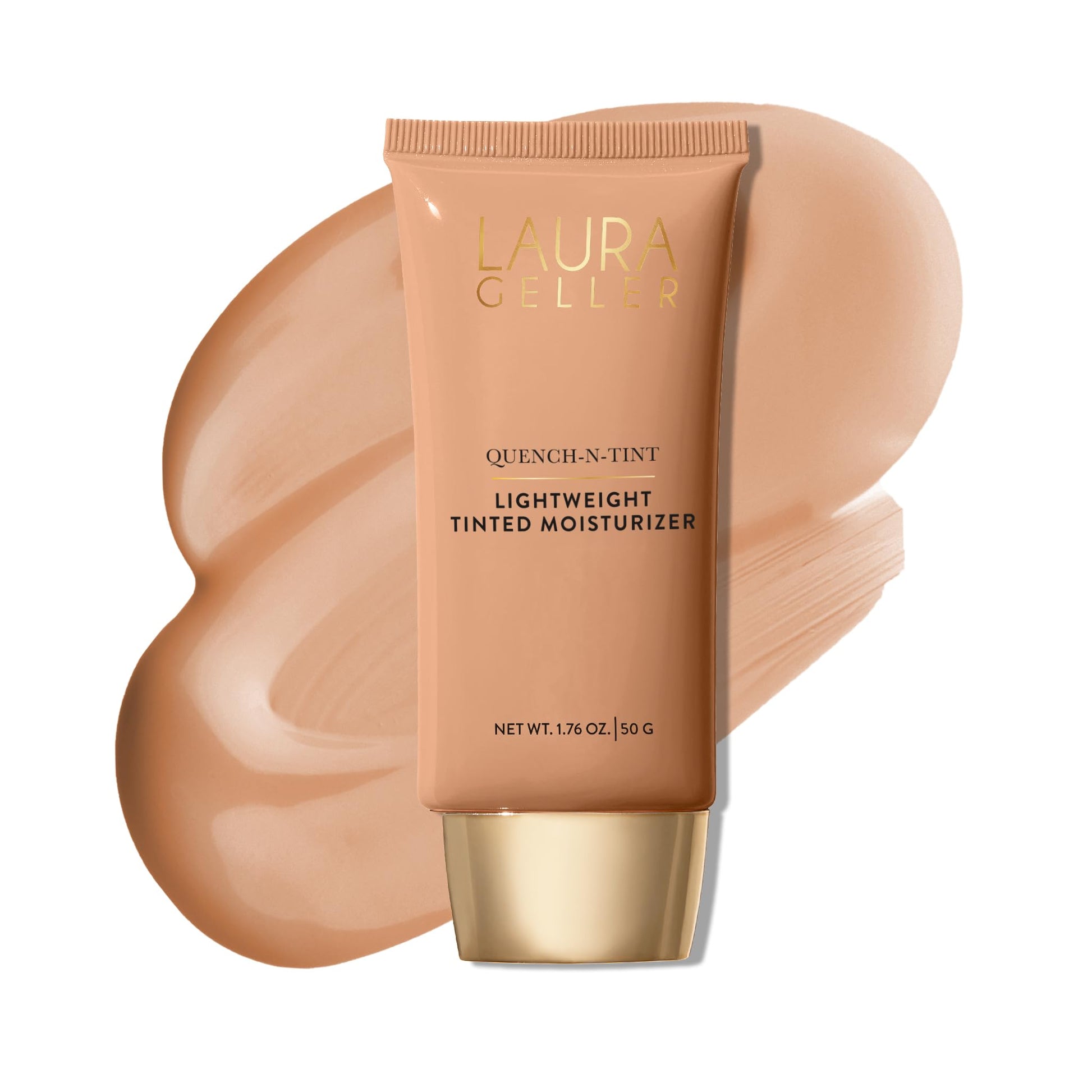 LAURA GELLER NEW YORK Quench-n-Tint Tinted Moisturizer - Sheer to Light Buildable Coverage - Natural Glow Finish - Lightweight Formula with Hyaluronic Acid, 04 Medium LAURA GELLER NEW YORK buy supplements canada