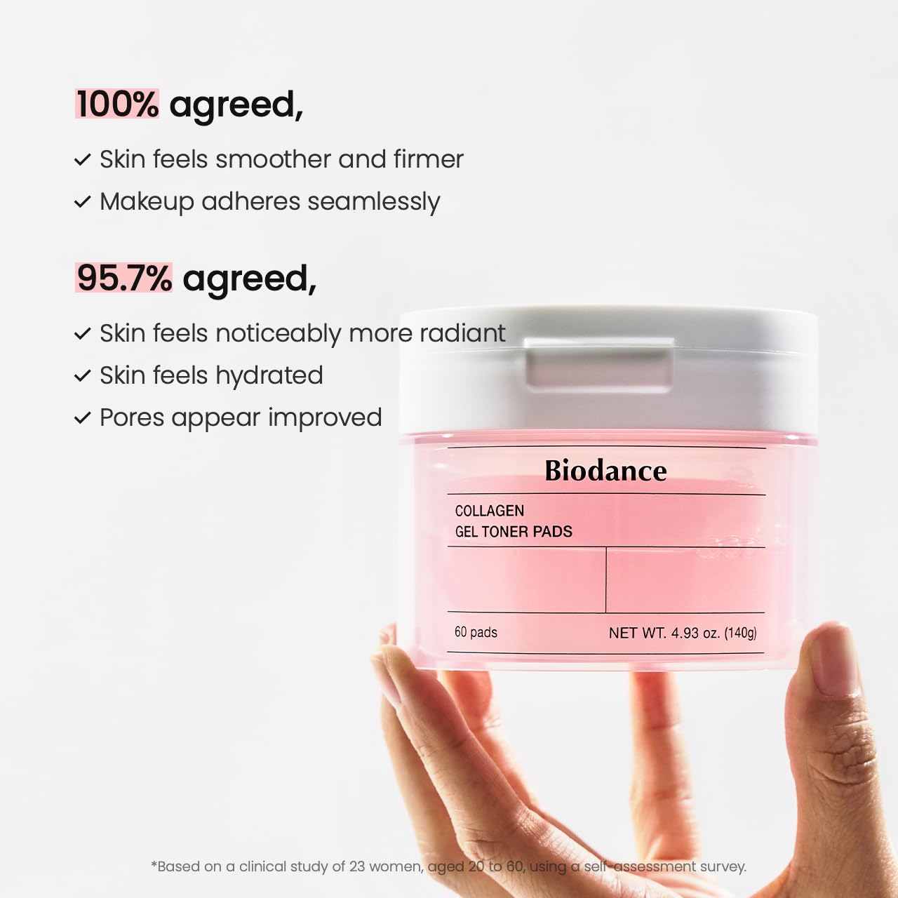 Biodance Collagen Gel Toner Pads, Pore Minimizer for Face, Improving Elasticity, Plumping Toner Pads for Sensitive Skin BIODANCE buy supplements canada