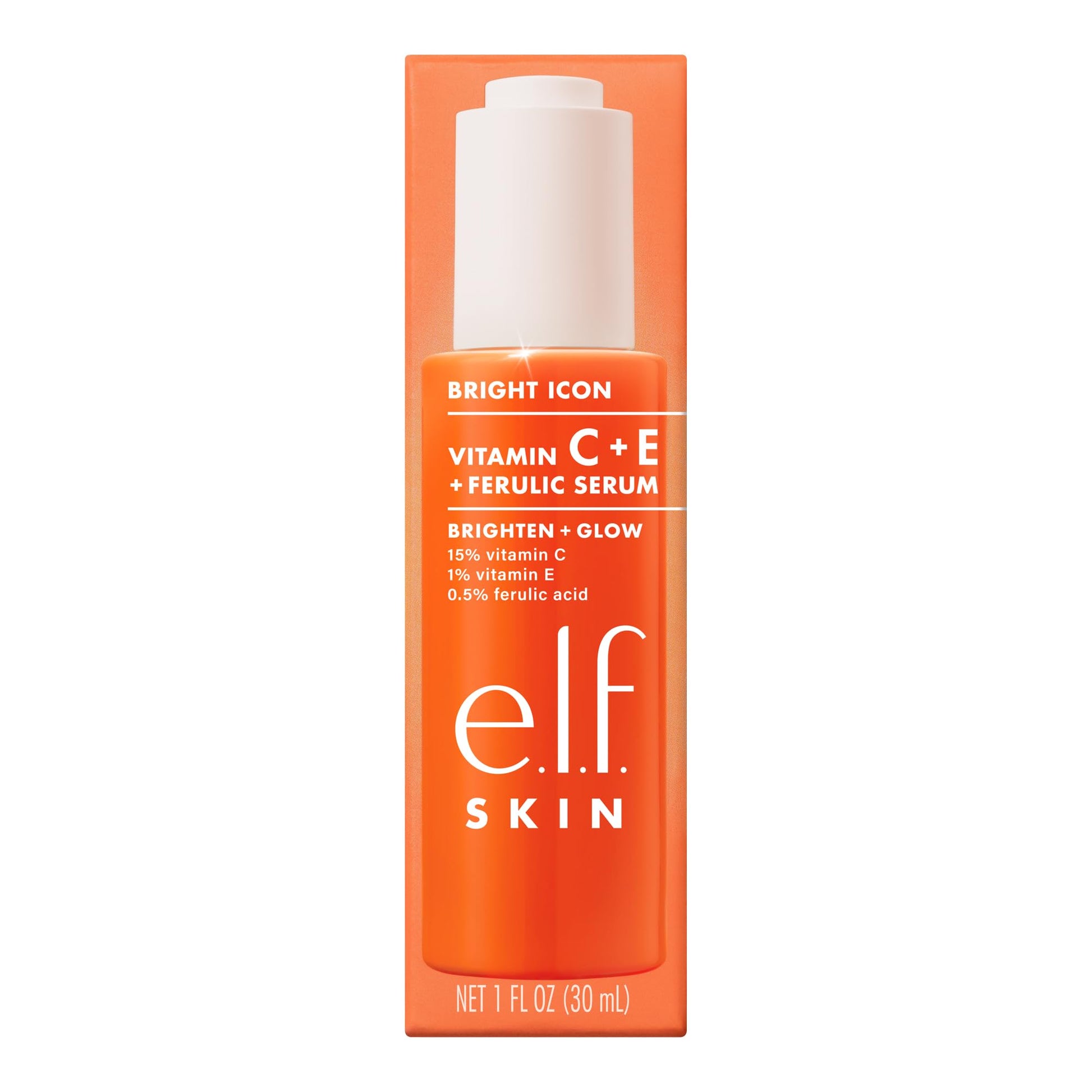 e.l.f. SKIN Bright Icon Vitamin C + E + Ferulic Serum, Brightening & Soothing Face Serum, Helps Even Skin Tone e.l.f. buy supplements canada