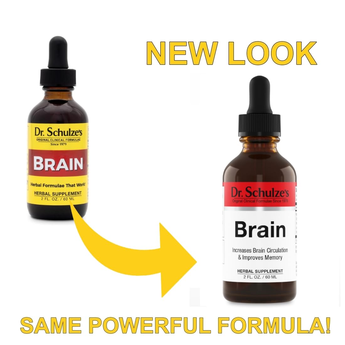 Dr. Schulze's Brain Formula 2 oz. - Vegan and Wild-Harvested | Stimulates Circulation and and Improved Mental Focus Dr. Schulze's buy supplements canada
