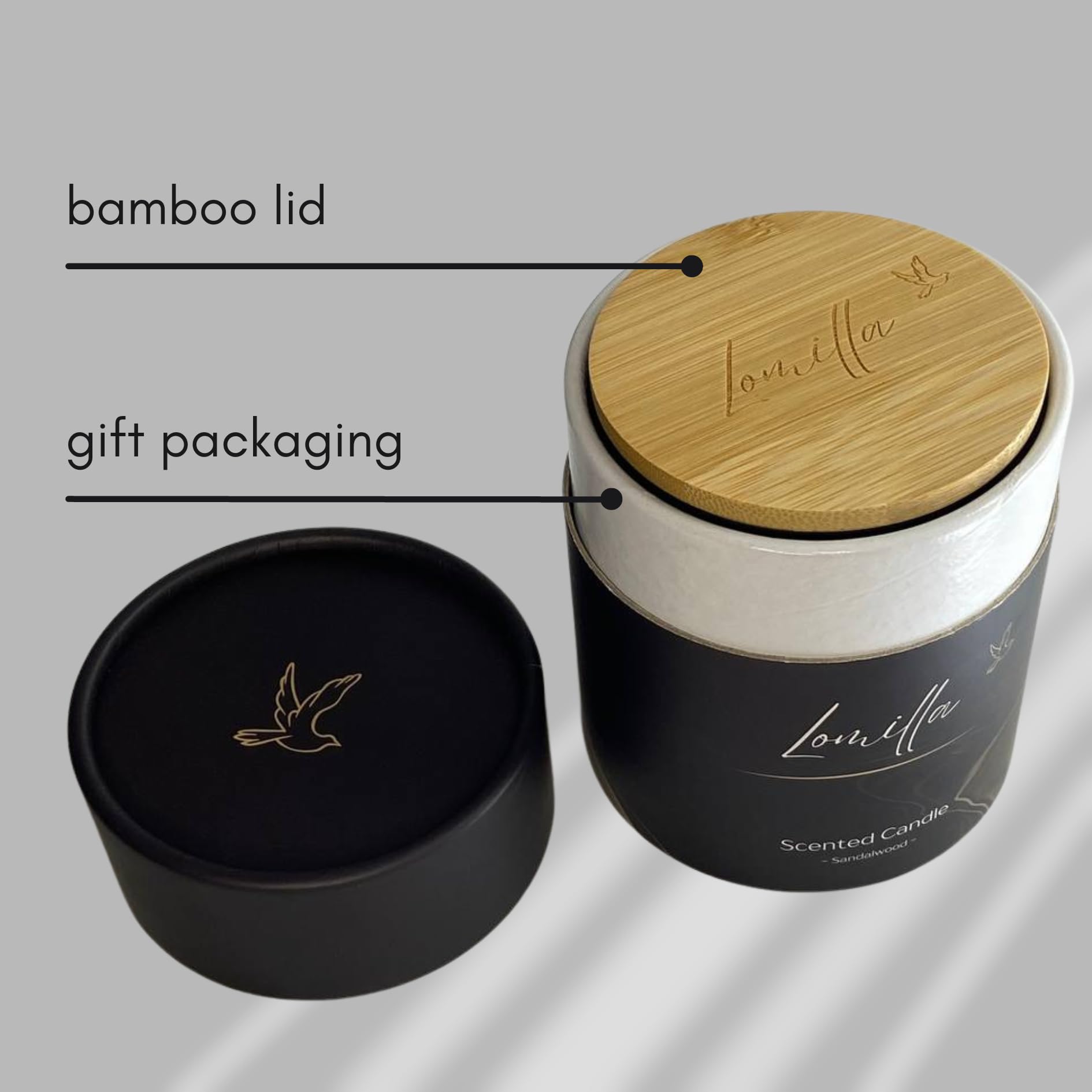 100% Natural Soy Wax Candle, Valentines Day Gifts for Women & Men, Candles for Home Lomilla buy supplements canada