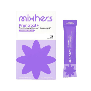 Mixhers Herbaby Pre- & Post-Natal Supplement - Liquid Multivitamin Drink Mix - With Iron, Choline & Methylated Folate MIXHERS buy supplements canada