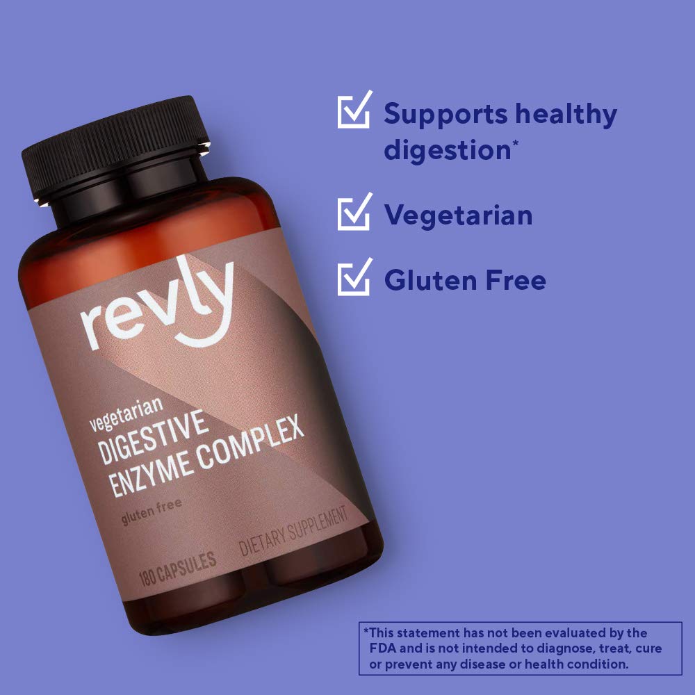 Amazon Brand - Revly Digestive Enzyme Complex, Supports Healthy Diges Revly buy supplements canada