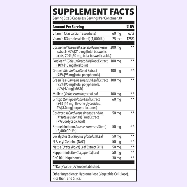 LifeSeasons - Lung Capaci-T - Lung & Respiratory Support Supplement LifeSeasons buy supplements canada