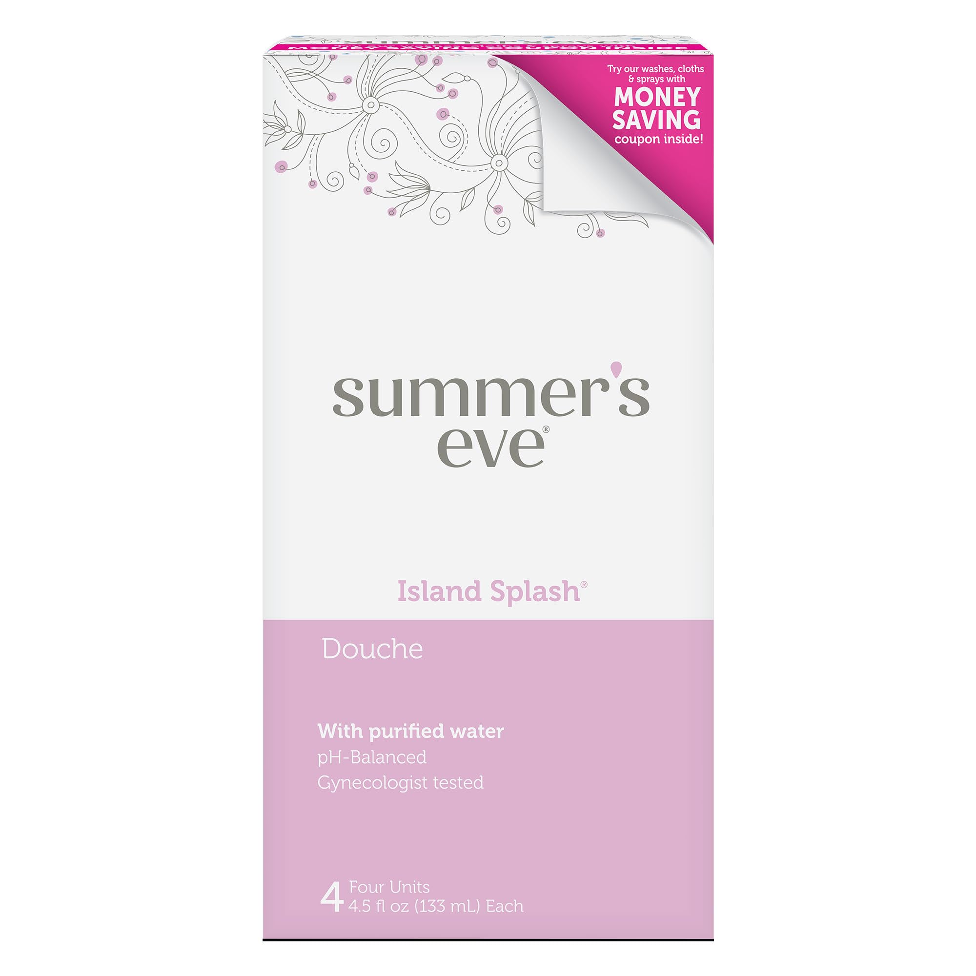 Summer's Eve Douche, Vaginal Douche for Women, Island Splash, 4 Units, 4.5 Oz Each, 1 Pack Summer's Eve buy supplements canada