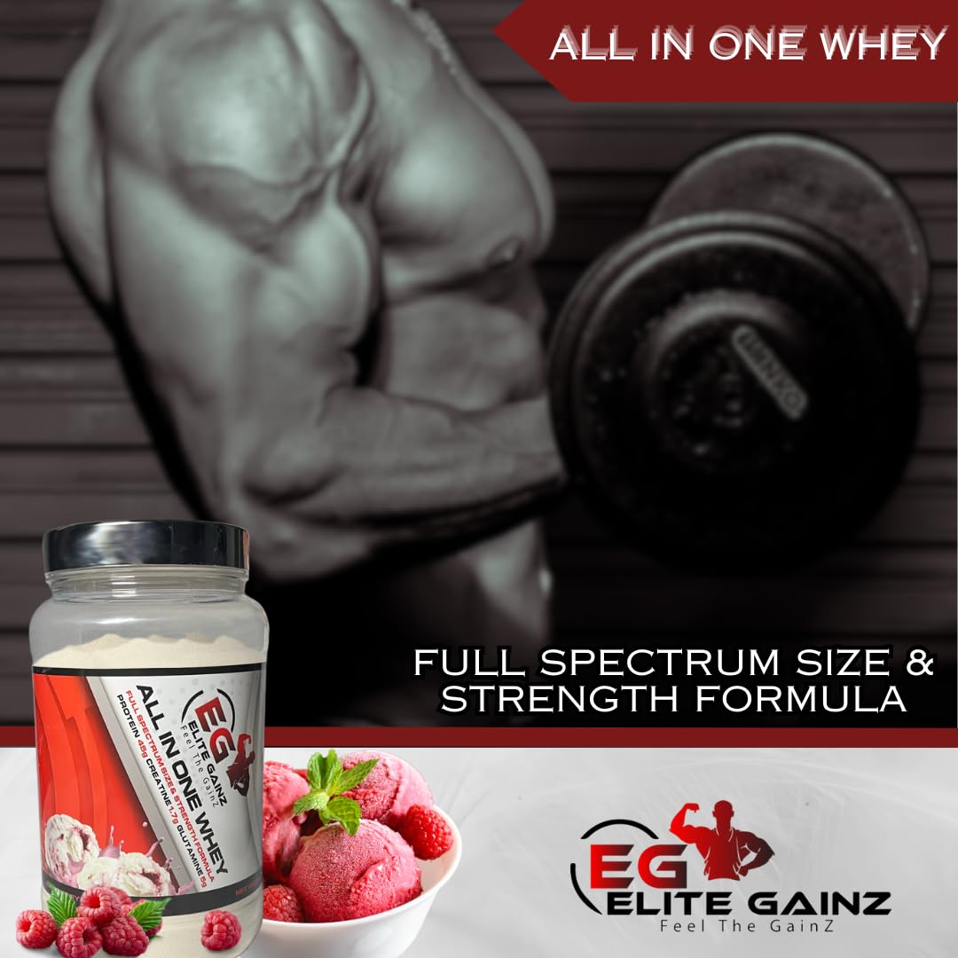 All in One Whey Fuel Your Strength All-in-One Muscle Builder Whey Protein Shake, with 45g Protein Elite Gainz buy supplements canada