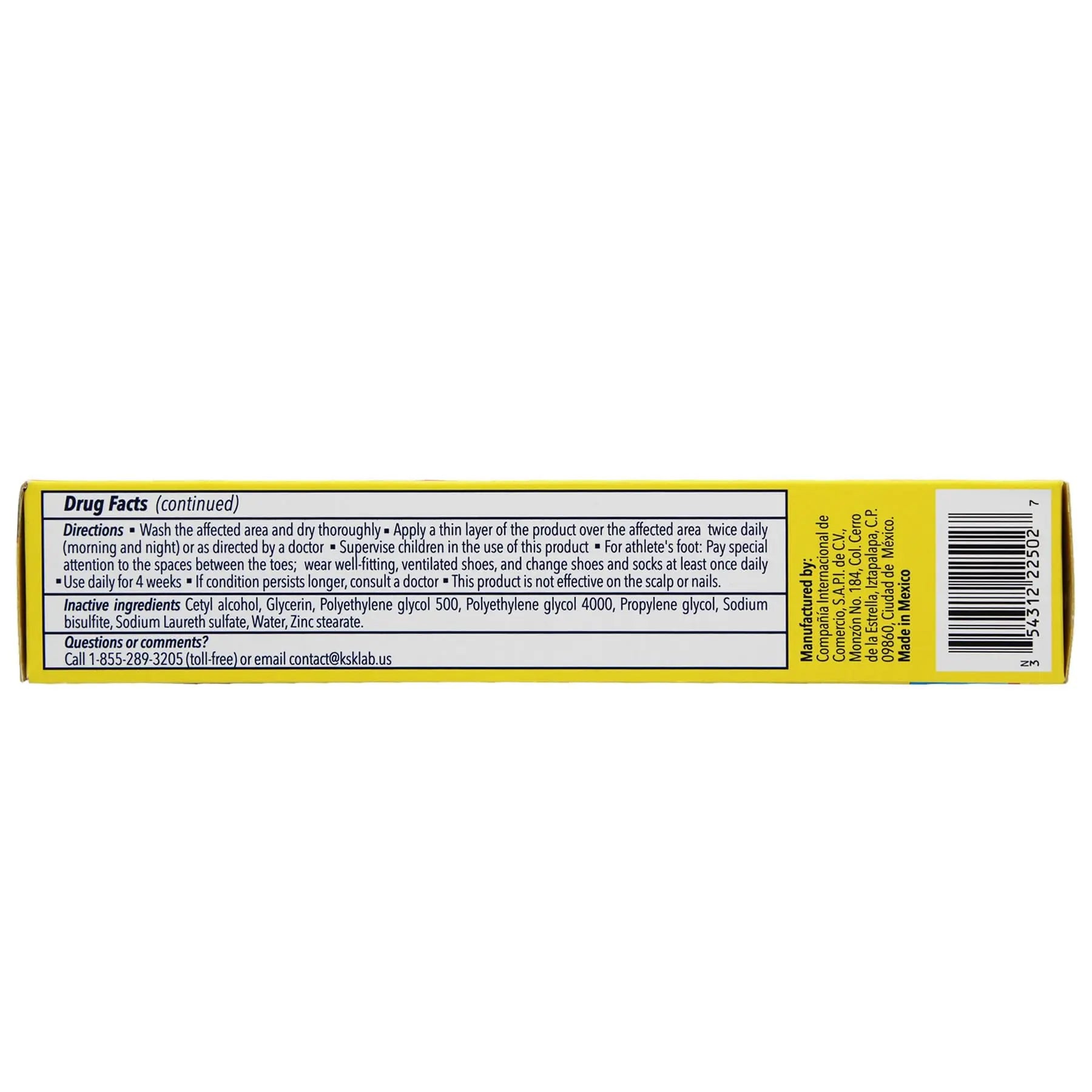 Derman Cream for The Treatment of Athlete's Foot, 2-Pack of 1.76 Oz Each, 2 Tubes Derman buy supplements canada