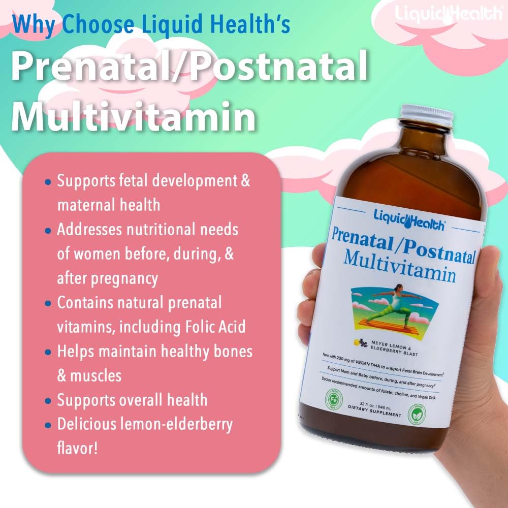LIQUIDHEALTH Prenatal/Postnatal Multiple Liquid Women's Multivitamin with Real Folate LIQUIDHEALTH buy supplements canada