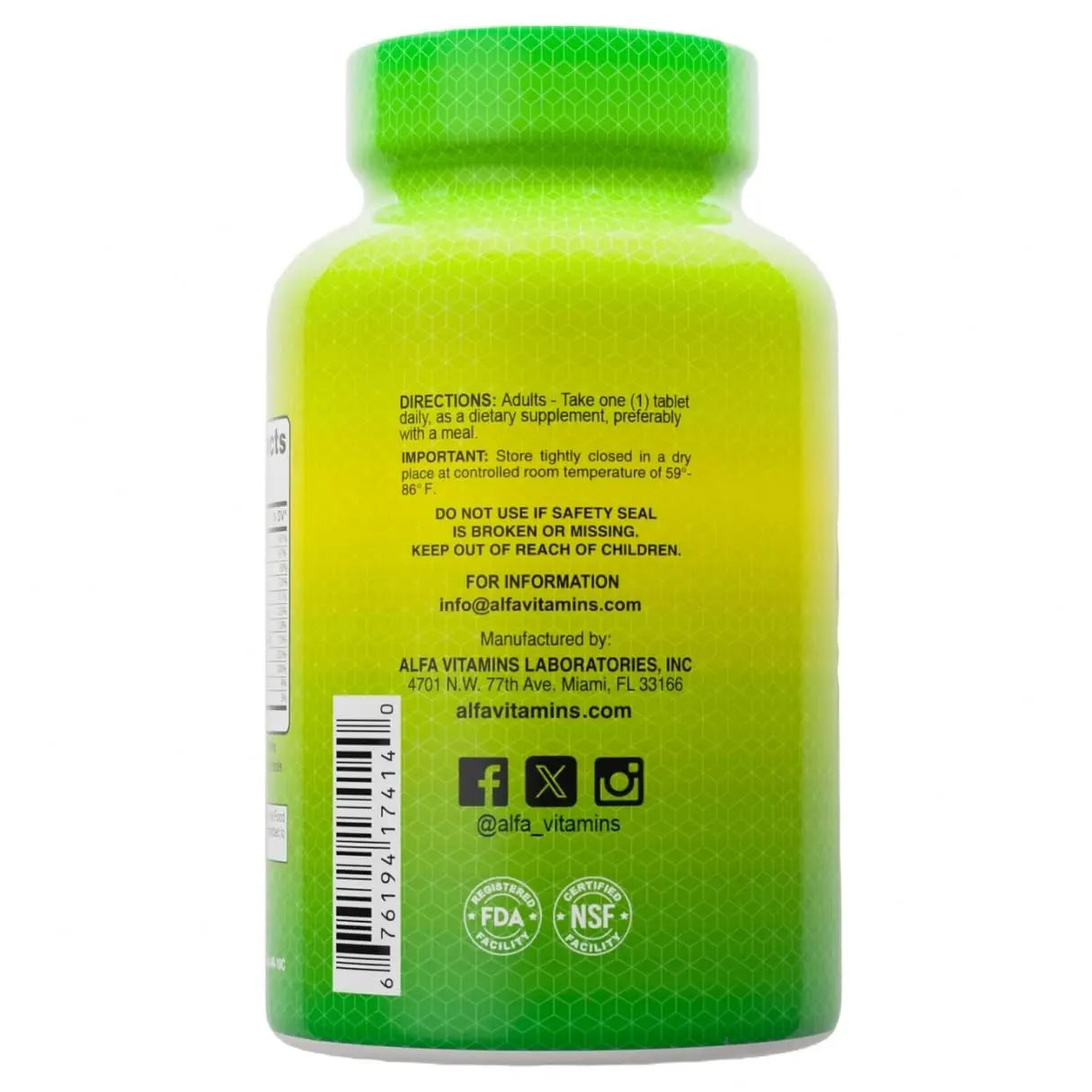 ALFA VITAMINS Multi Daily Vitamins Essential Vitamins to Support The Immune System and Promote a Healthy Lifestyle - 120 Tablets ALFA VITAMINS buy supplements canada