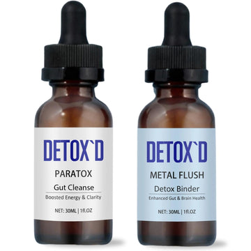 TakTuqa Detox’d Paratox Gut Cleanse & Detox - Herbal Liquid Drops with Black Walnut, Wormwood, Clove & Oregano for Digestive Balance, Energy Boost & Immune Support(1pc) TakTuqa buy supplements canada