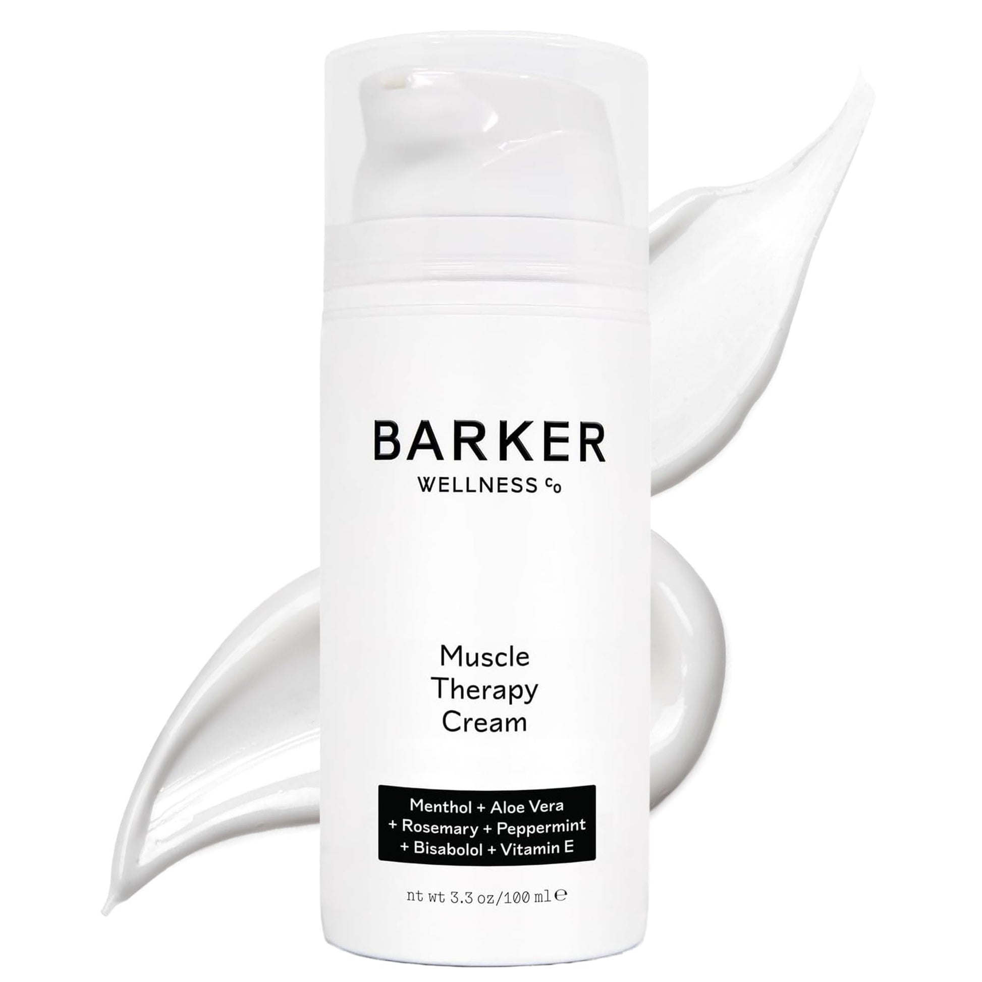 Barker Wellness Soothing Muscle Therapy Cream | Advanced Joint & Muscle Relief for Recovery & Relaxation | Enriched with Antioxidants & Moisturizing Vitamin E | All-Natural Vegan Formula (100ml) Barker Wellness Co buy supplements canada