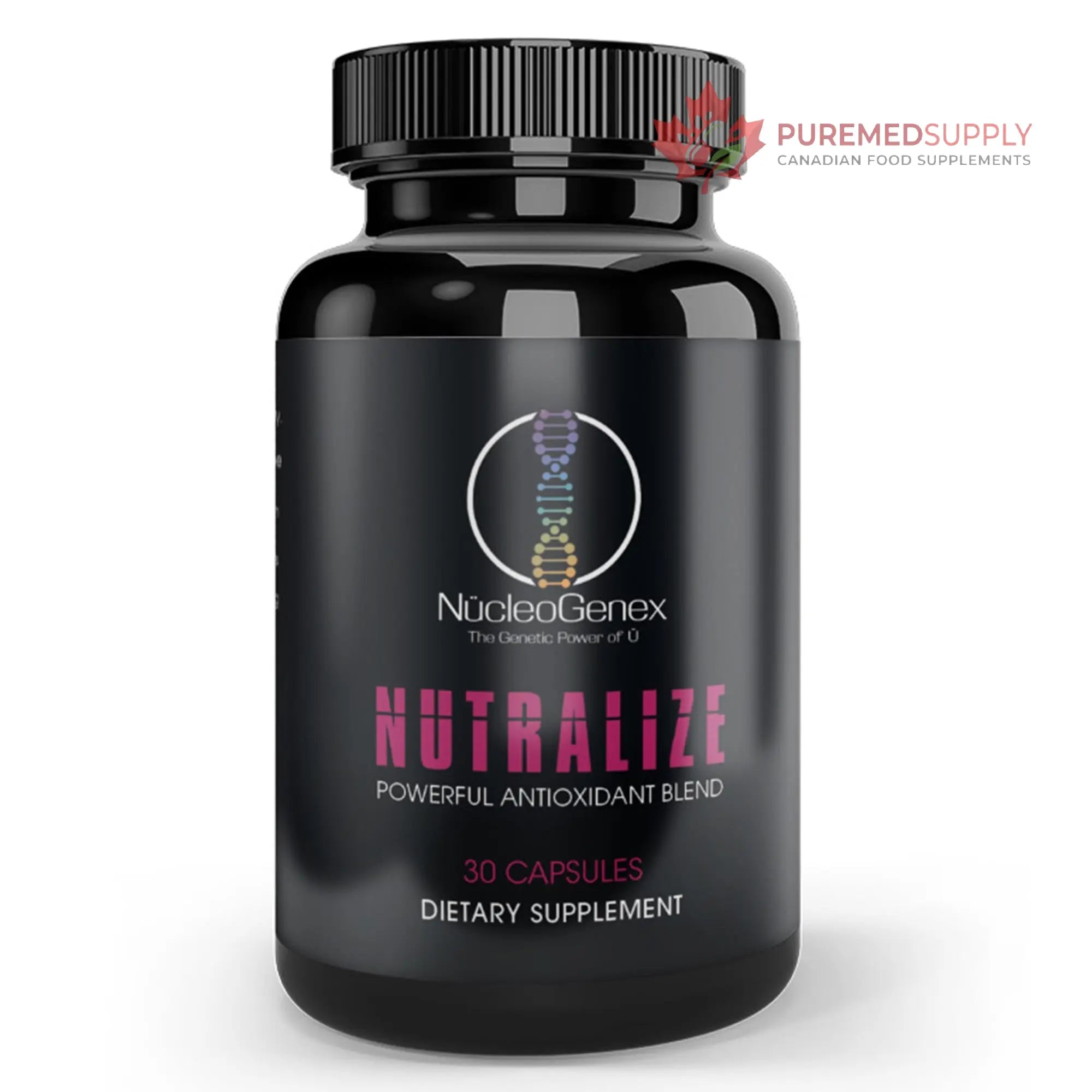 Nucleogenex - Nutralize - The Key to Supporting a Healthy Aging Process and Immune System - Potent Blend for Powerful Cell Protection - Xanthohumol, CurcuPrime, C-60 Complex, PureQQ - 30 Capsules NucleOGenex buy supplements canada