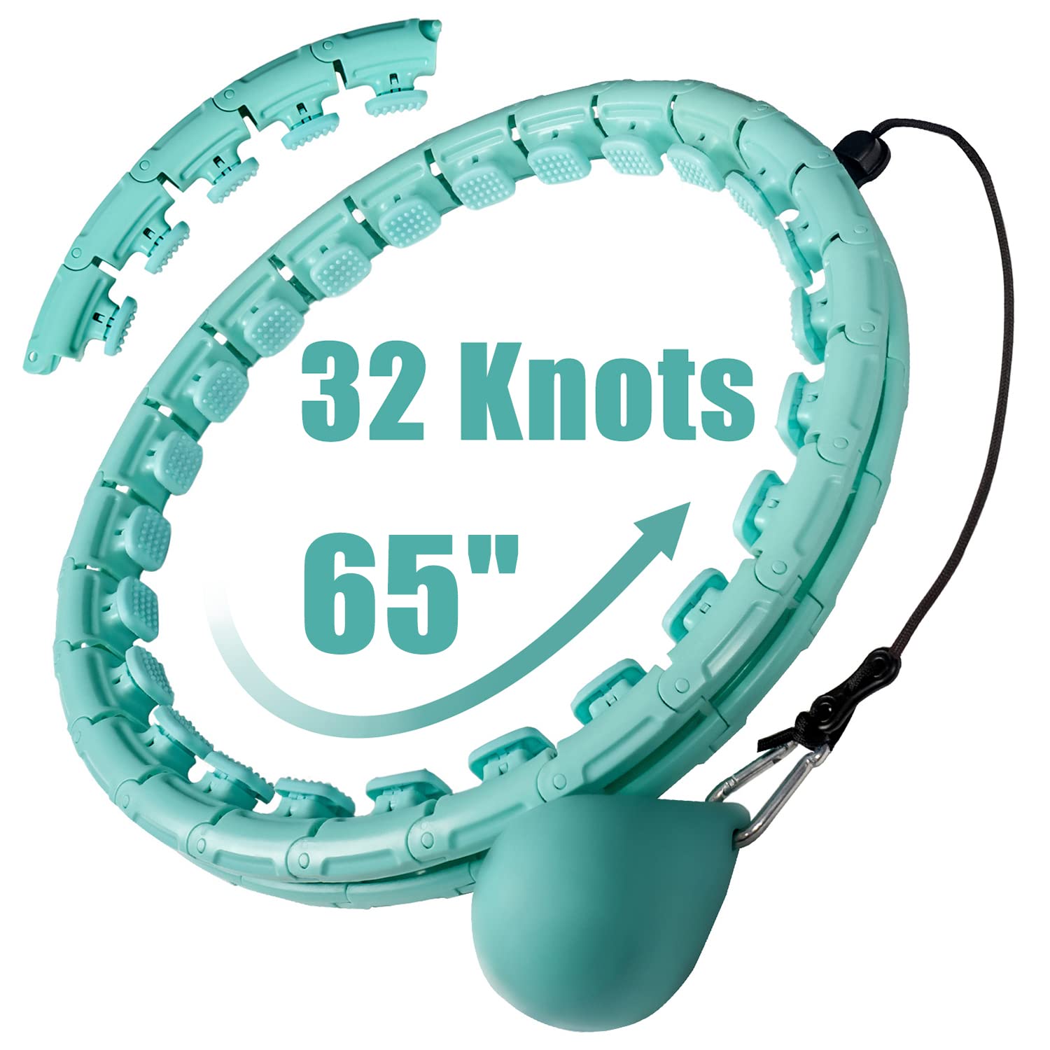 OurStarry 32 Knots Weighted Workout Hoop Plus Size, Smart Waist Exercise Ring OurStarry buy supplements canada