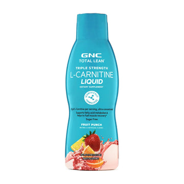 GNC Total Lean Triple Strength L-Carnitine Liquid | Supports Fatty Acid Metabolism GNC buy supplements canada