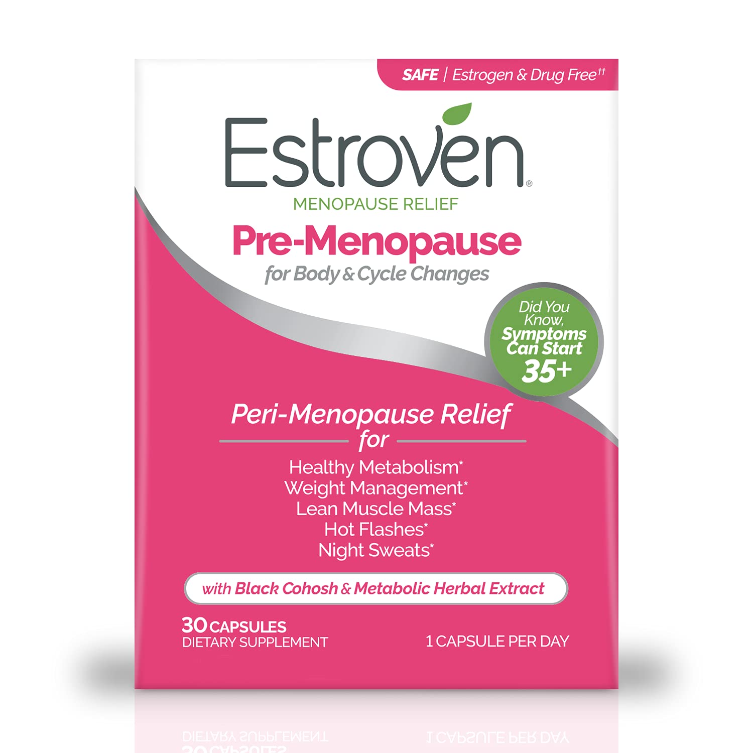 Estroven Pre-Menopause Relief, 30 Ct., Clinically Proven Ingredients, Provides Menopause Estroven buy supplements canada
