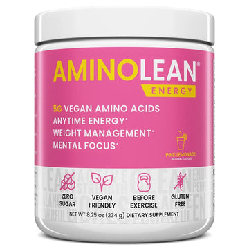 RSP NUTRITION AminoLean Pre Workout Powder, Amino Energy & Weight Management with Vegan BCAA Amino Acids, Natural Caffeine, Preworkout Boost for Men & Women, 30 Serv, Pink Lemonade… RSP NUTRITION buy supplements canada