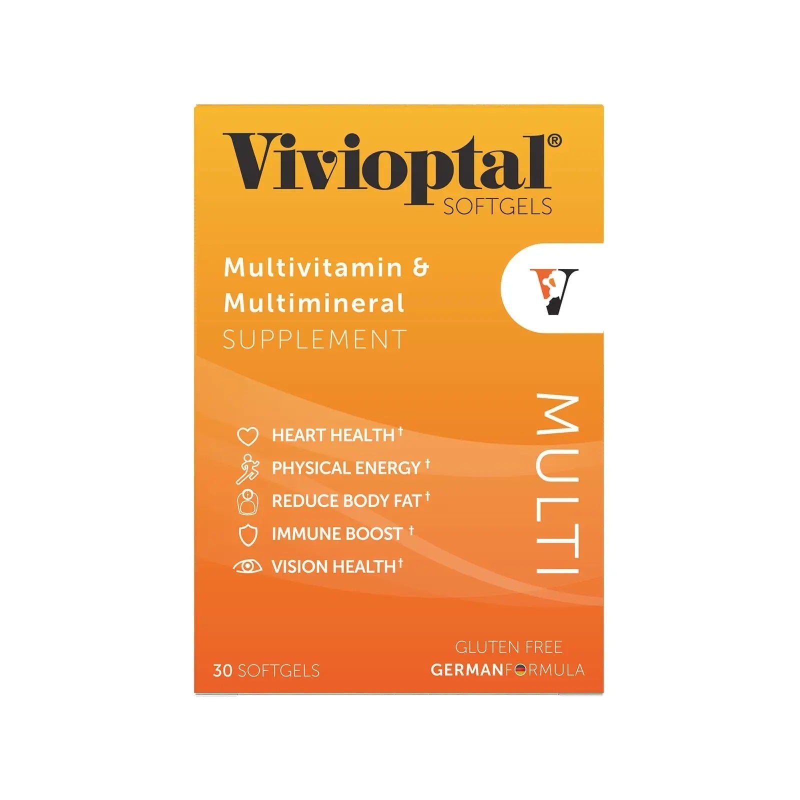 Vivioptal Multi 30 Softgels, Multivitamin & Multimineral, Gluten Free, German Formula Vivioptal Vitamins buy supplements canada