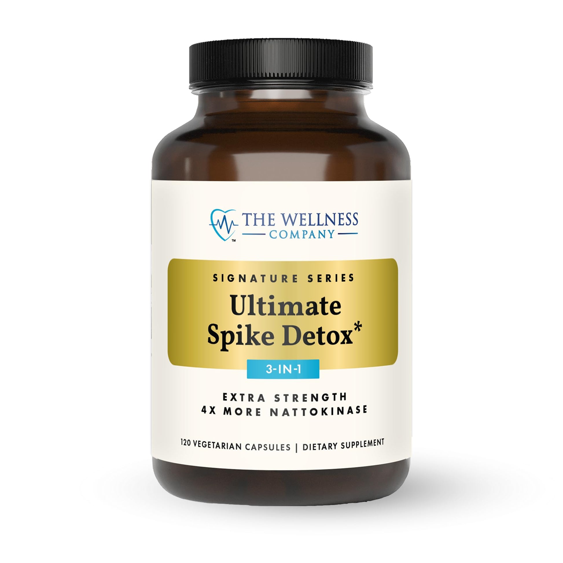The Wellness Company Ultimate Spike Detox – Dr. McCullough Designed - 3-in-1 Nattokinase, Turmeric, & Bromelain Extra Strength The Wellness Company buy supplements canada