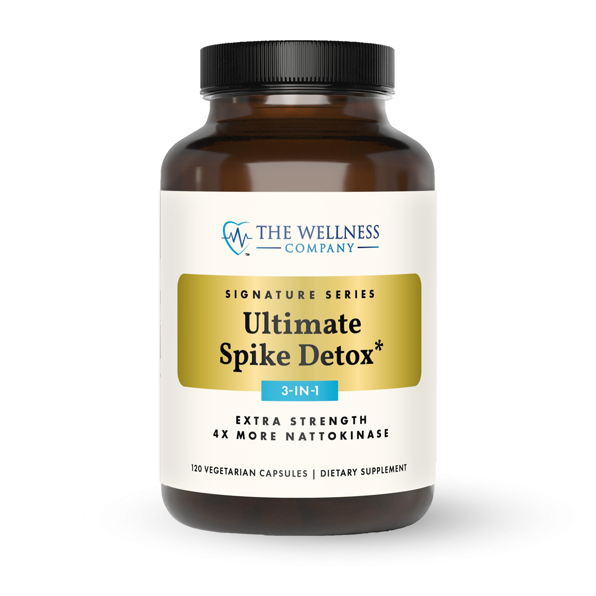 The Wellness Company Ultimate Spike Detox – Dr. McCullough Designed - 3-in-1 Nattokinase, Turmeric, & Bromelain Extra Strength The Wellness Company buy supplements canada