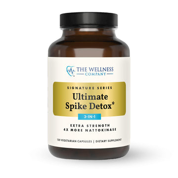 The Wellness Company Ultimate Spike Detox – Dr. McCullough Designed - 3-in-1 Nattokinase, Turmeric, & Bromelain Extra Strength The Wellness Company buy supplements canada