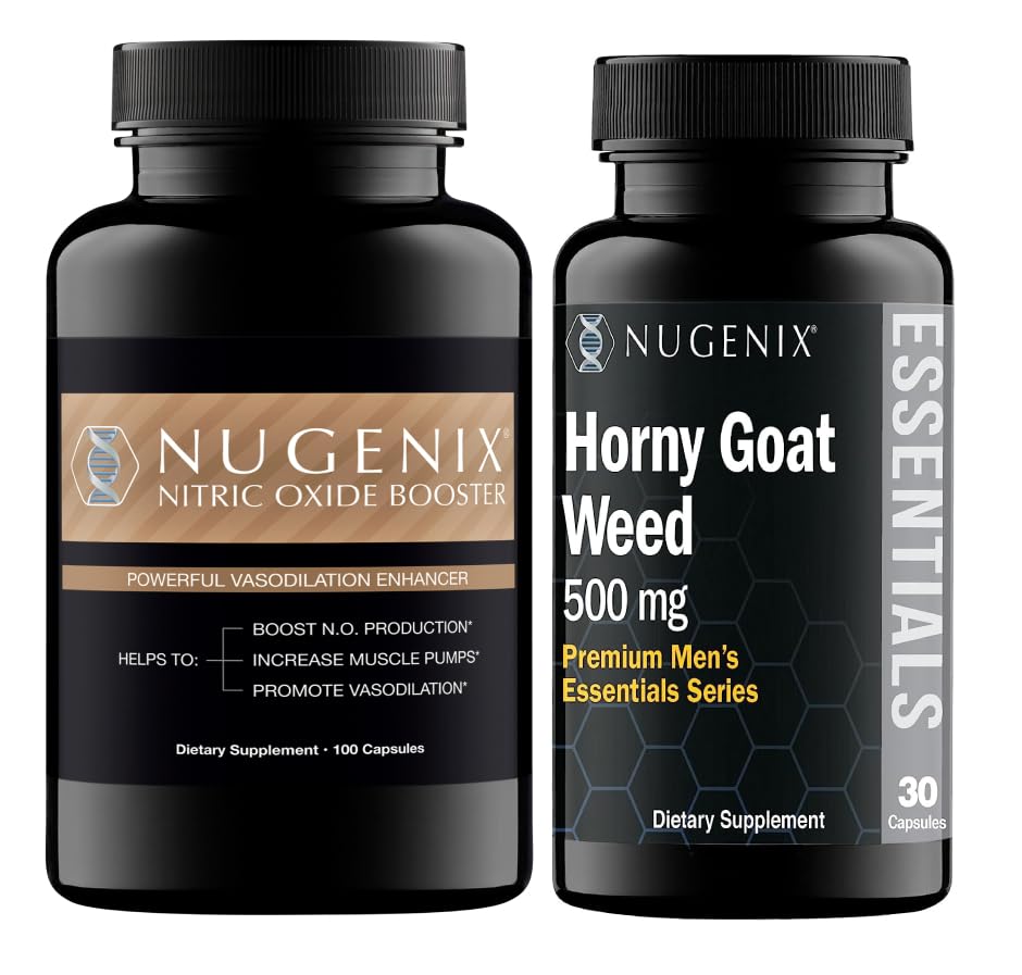 Nugenix Nitric Oxide Booster Horny Goat Weed Supplements Bundle Nugenix buy supplements canada