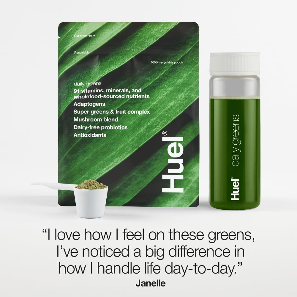 Huel Daily Greens | Superfood Greens Powder | 91 Vitamins, Minerals, and Wholefood Huel buy supplements canada