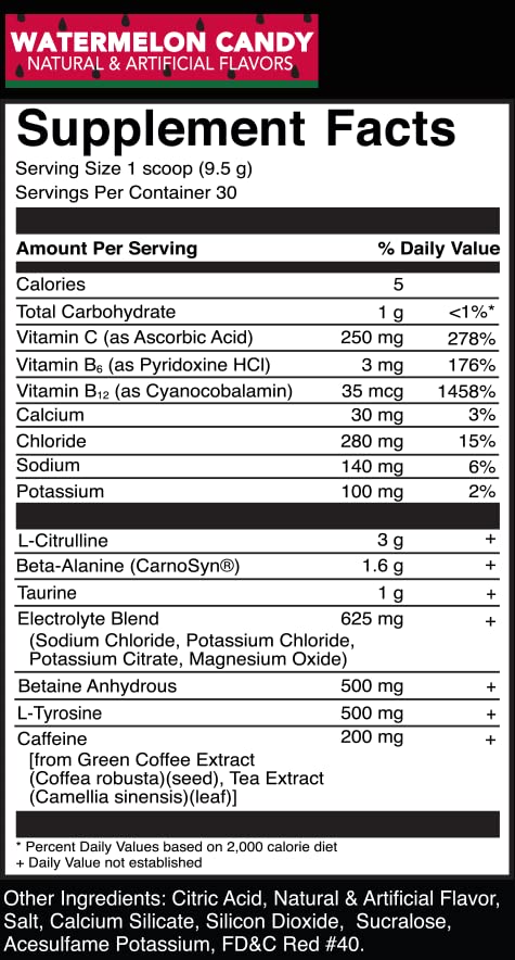 Rivalus Powder Burn - Watermelon Candy, 0.8 Pound - Intense Pre-Workout Energy Rivalus buy supplements canada