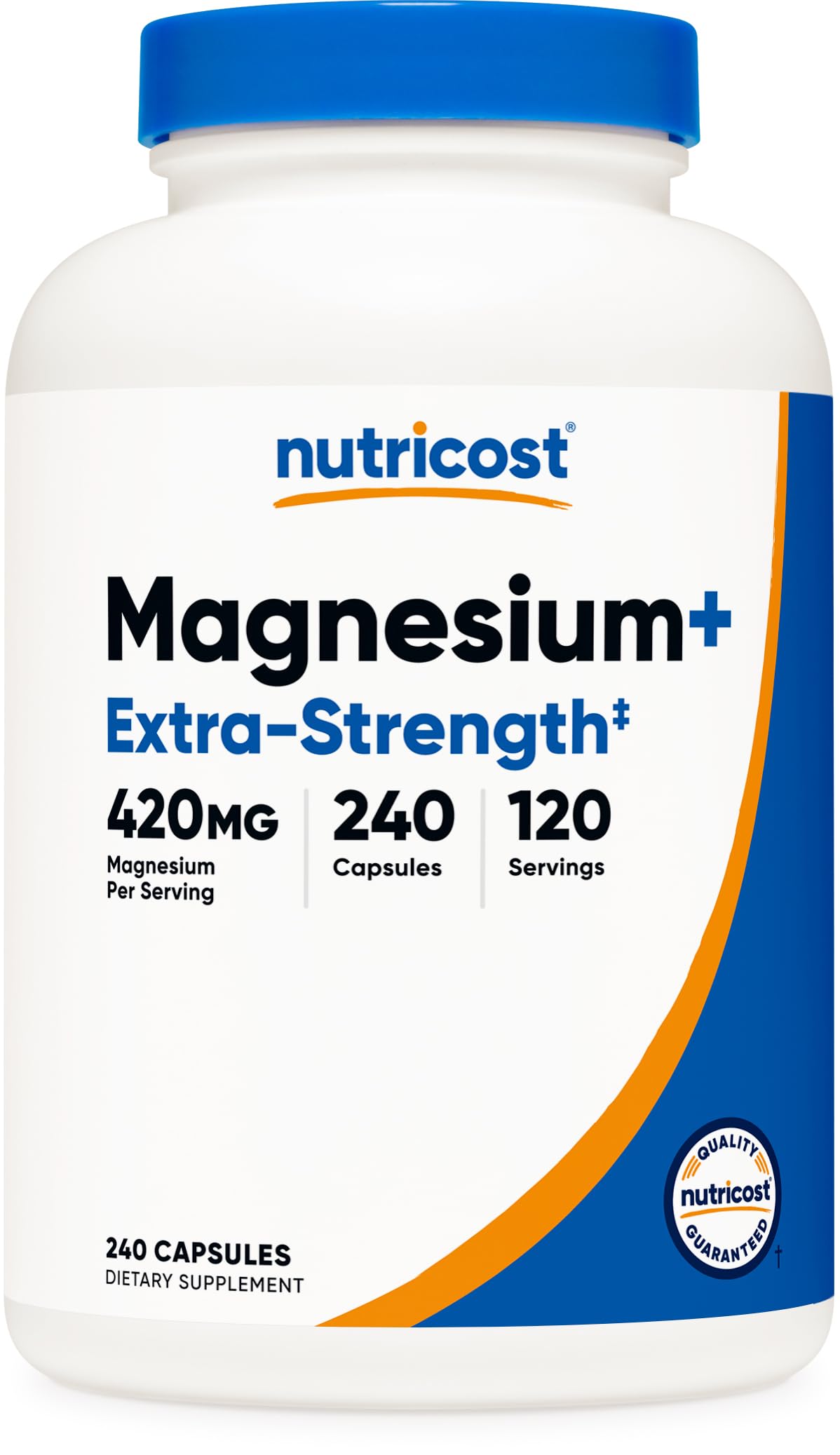 Nutricost Magnesium+ Extra Strength 420mg, 240 Capsules - 120 Servings. Magnesium Oxide and Glycinate - Non-GMO, Gluten Free, Vegan Friendly Nutricost buy supplements canada