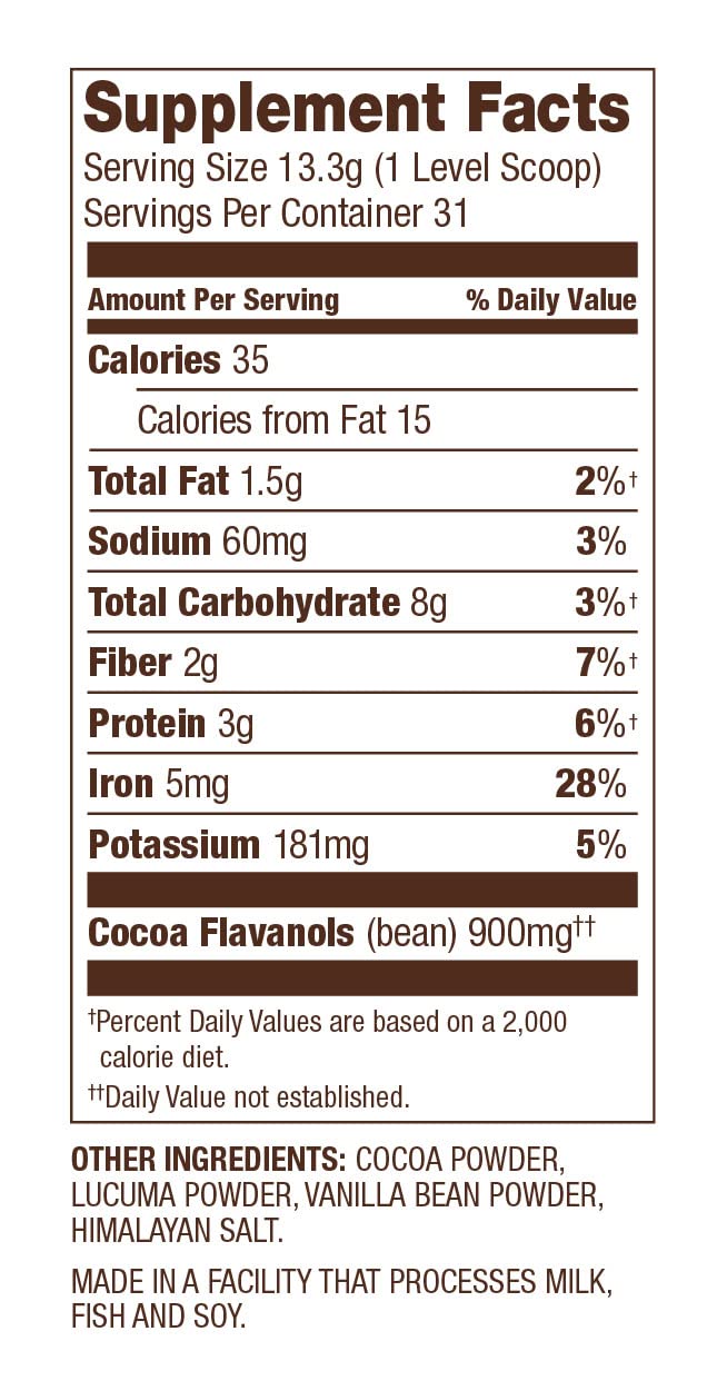 FlavaMix Performance Cocoa Powder | 900mg of Cocoa Flavanols | Promotes Heart & Brain FlavaNaturals buy supplements canada