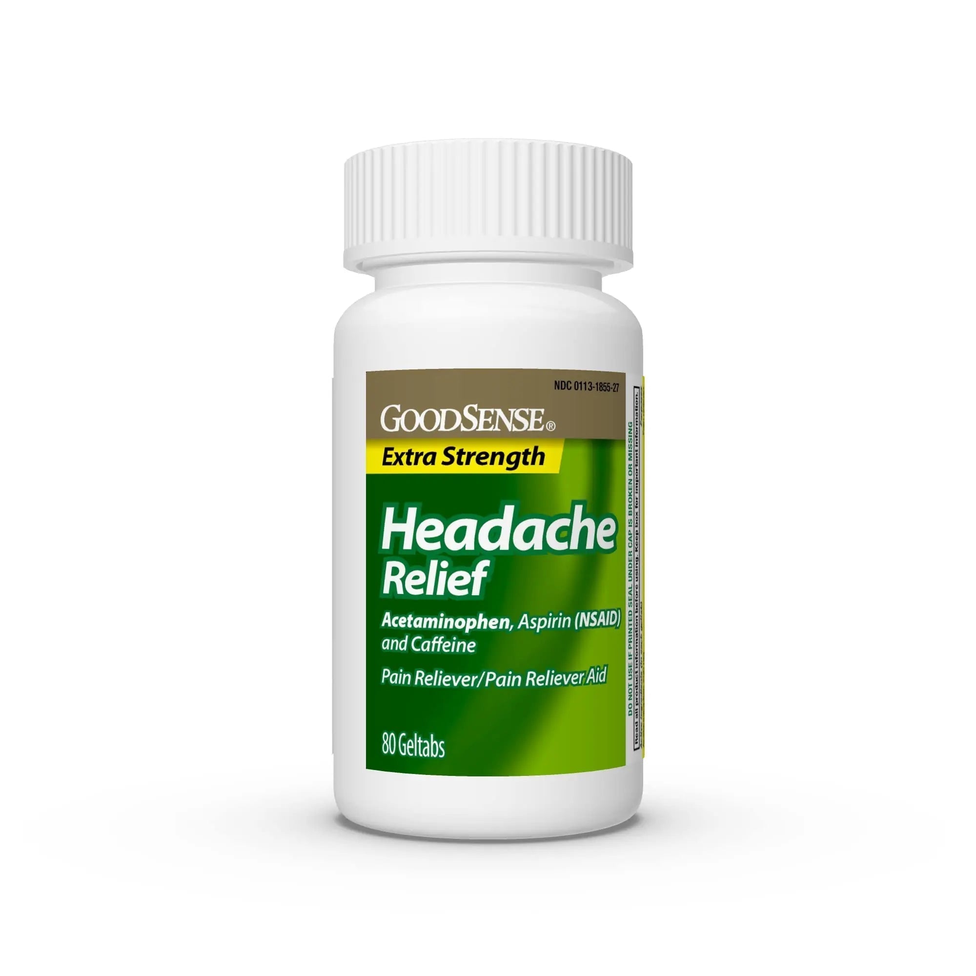 GoodSense Extra Strength Headache Relief Geltabs, Acetaminophen, Aspirin (NSAID) and Caffeine, 80 Count GoodSense buy supplements canada