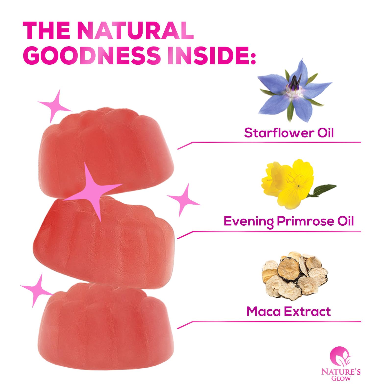 Nature's Glow Menopause Relief Vitamin Gummy for Women - Effective Menopause Nature's Glow buy supplements canada