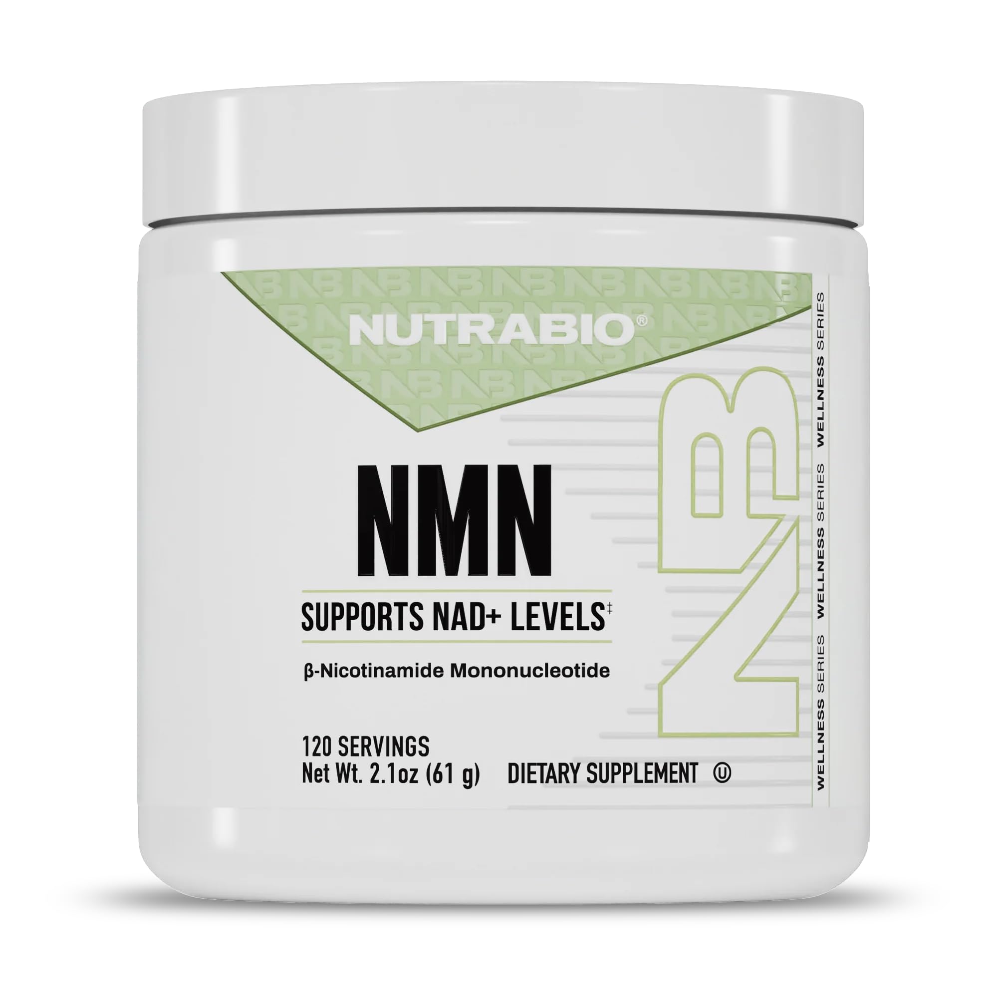 NutraBio NMN - NAD Supplement, Longevity Support, Boost NAD Levels, Increase Cellular Energy, Brain Health, Healthy Aging- 120 Servings NutraBio buy supplements canada