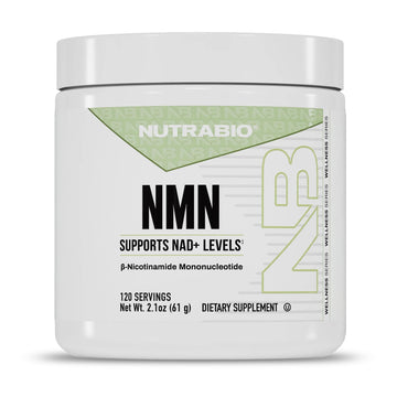 NutraBio NMN - NAD Supplement, Longevity Support, Boost NAD Levels, Increase Cellular Energy, Brain Health, Healthy Aging- 120 Servings NutraBio buy supplements canada
