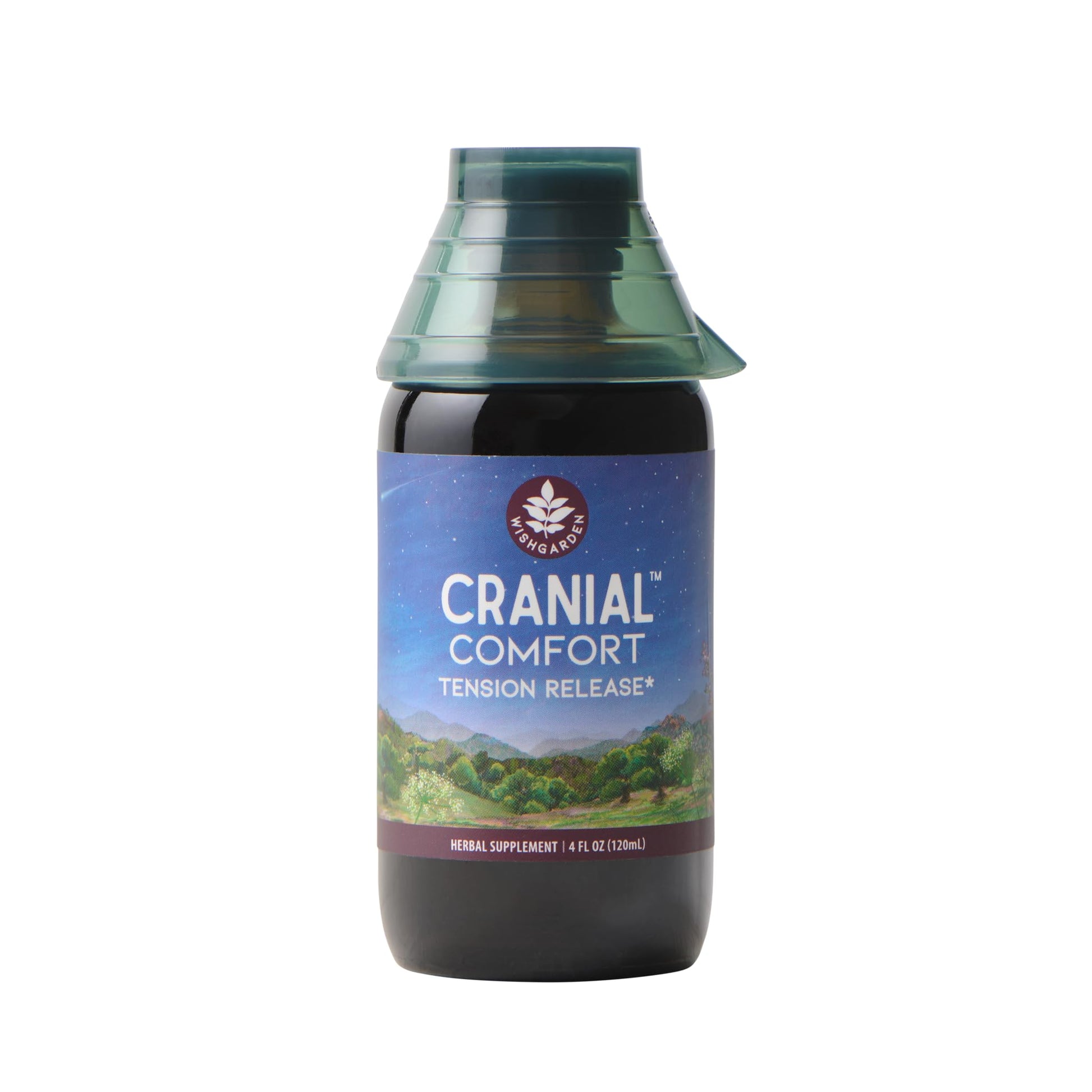 WishGarden Herbs Cranial Comfort - Plant-Based Herbal Supplement with White Willow Bark Extract, Lavender & Scullcap Supports Release of Head, Neck & Shoulders Tension, Stress & Muscle Tension, 4oz WishGarden buy supplements canada