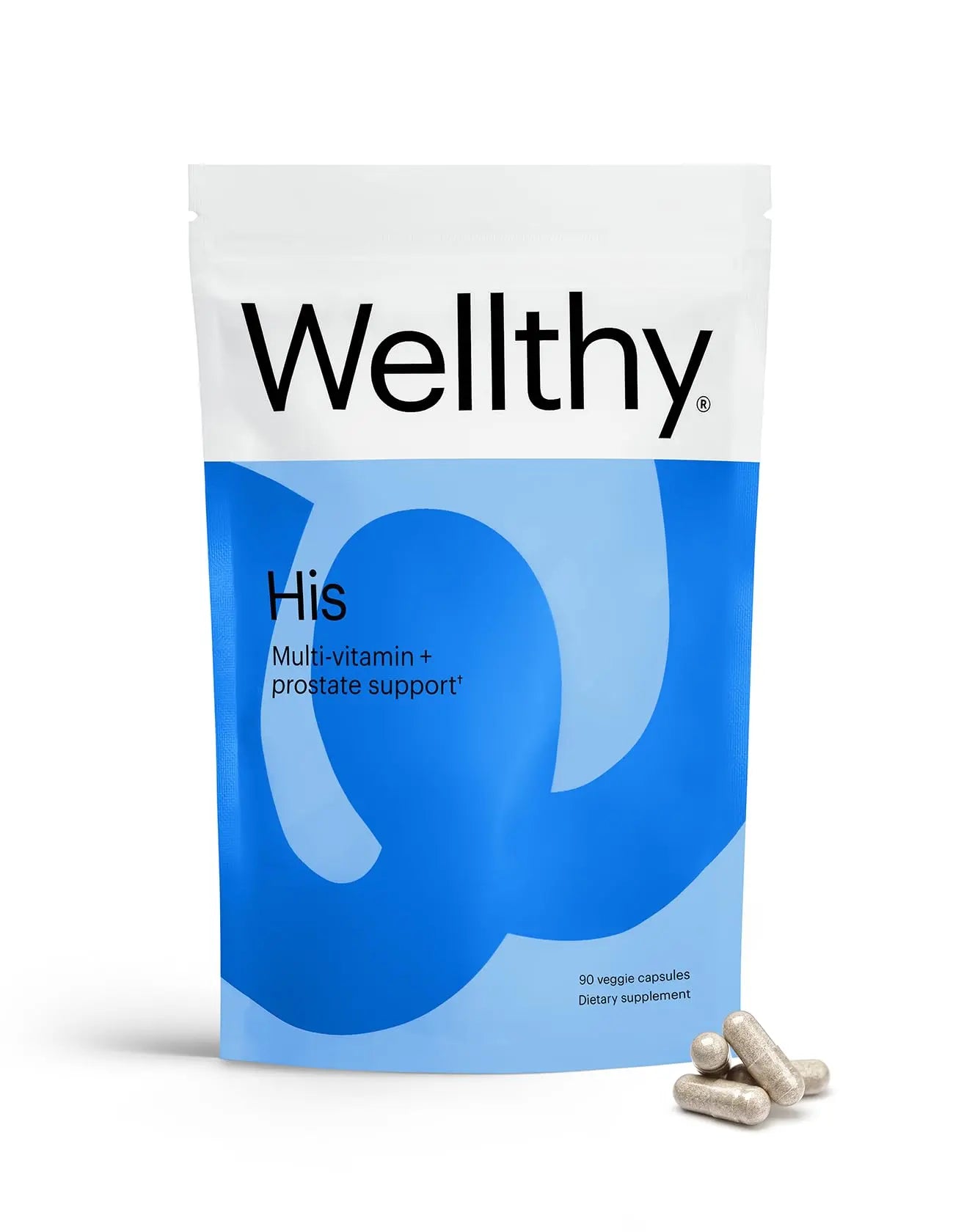 Wellthy His Daily Natural Multivitamin for Men, Premium Prostate Support Supplement, Support Hair Growth (30 Day) Wellthy buy supplements canada